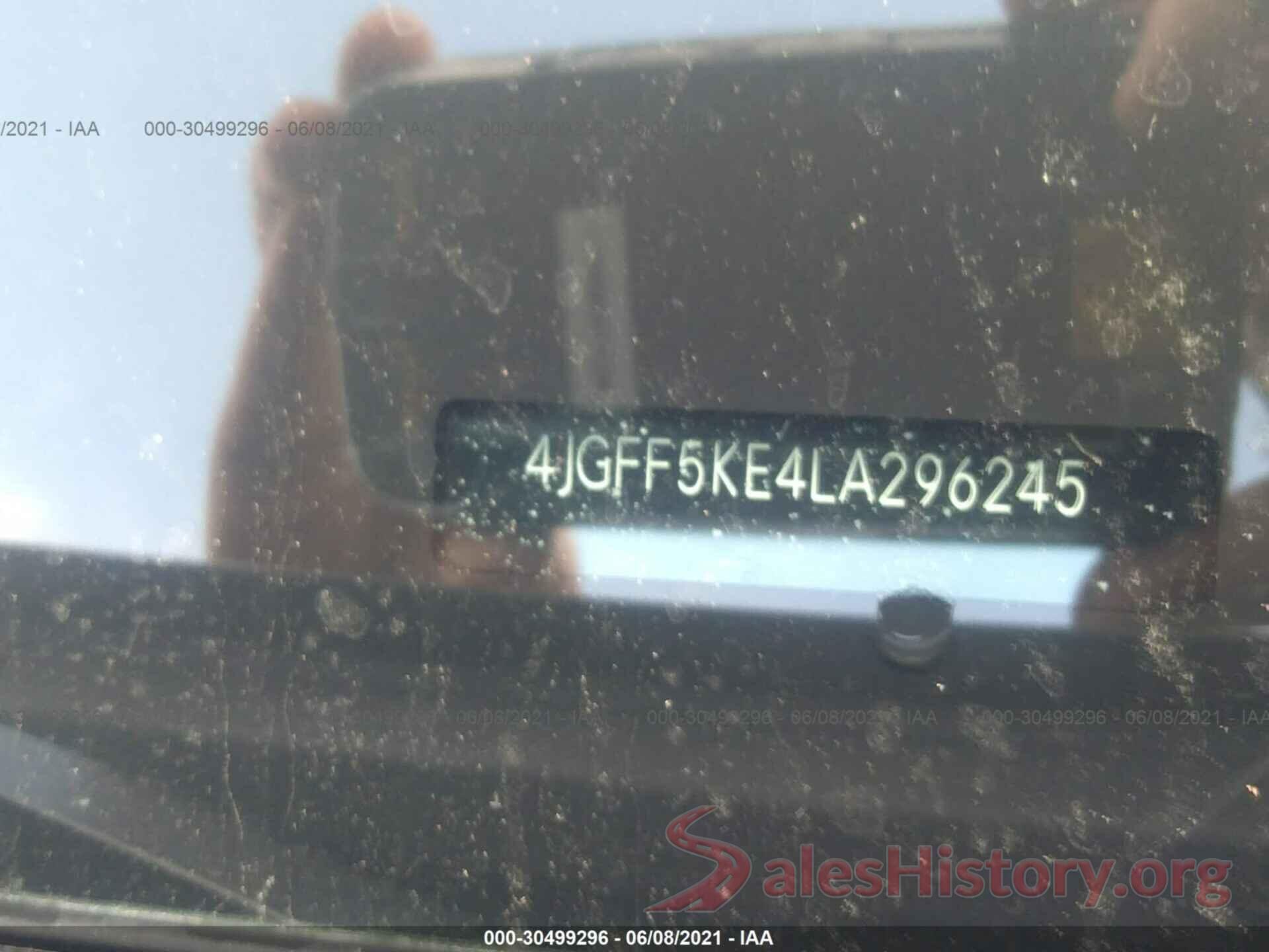 4JGFF5KE4LA296245 2020 MERCEDES-BENZ GLS