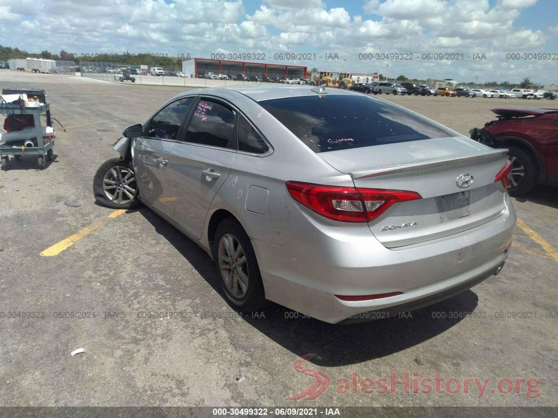 5NPE24AF3GH334255 2016 HYUNDAI SONATA