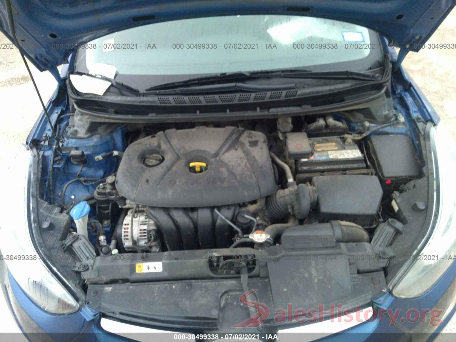 5NPDH4AE6GH710822 2016 HYUNDAI ELANTRA