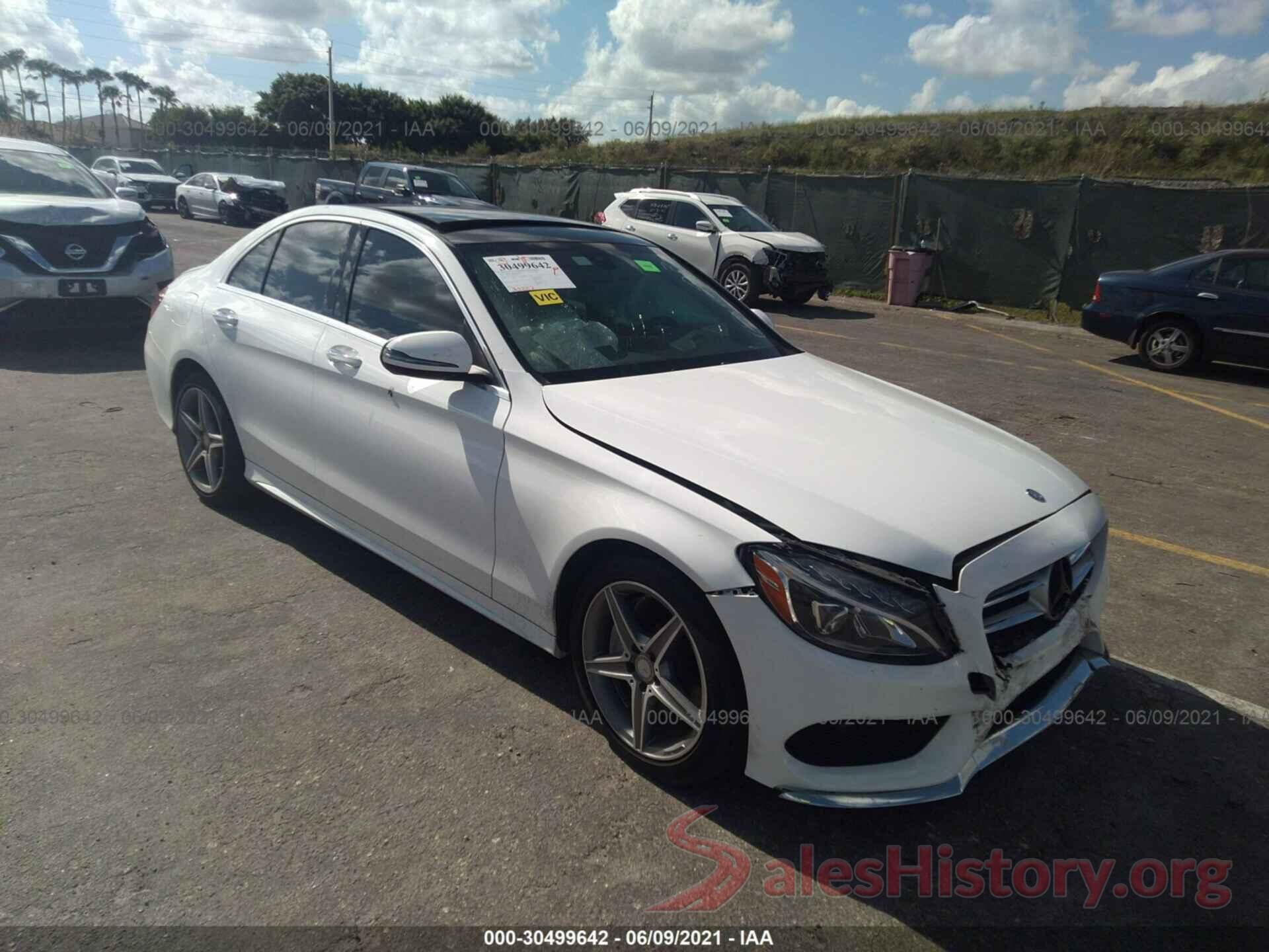 55SWF4KB1GU167752 2016 MERCEDES-BENZ C-CLASS