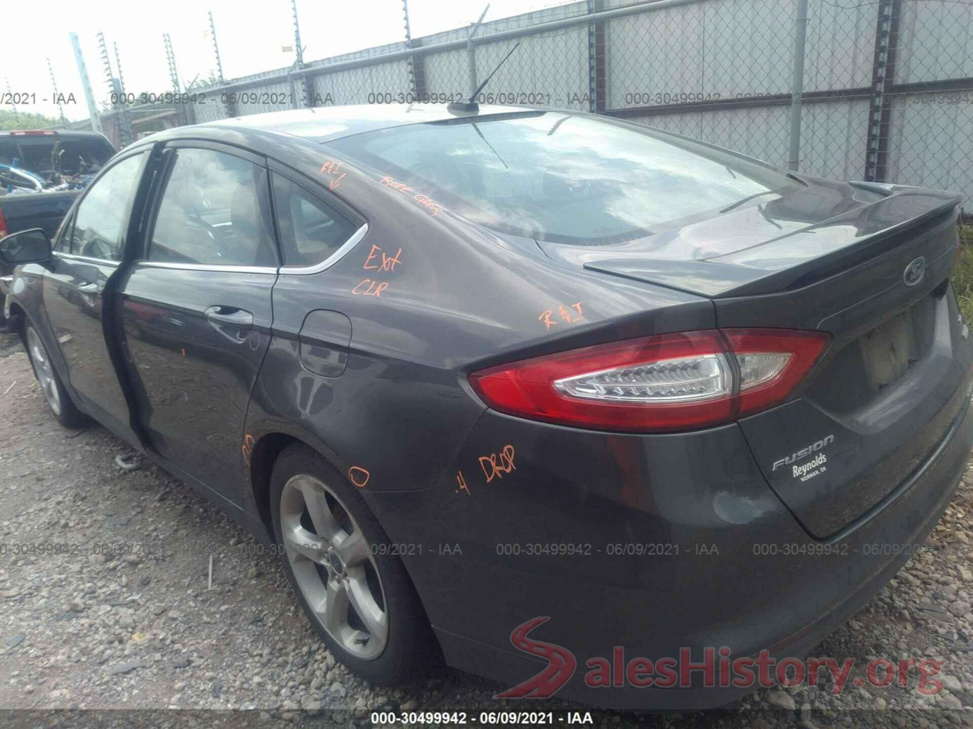 3FA6P0HD0GR391972 2016 FORD FUSION