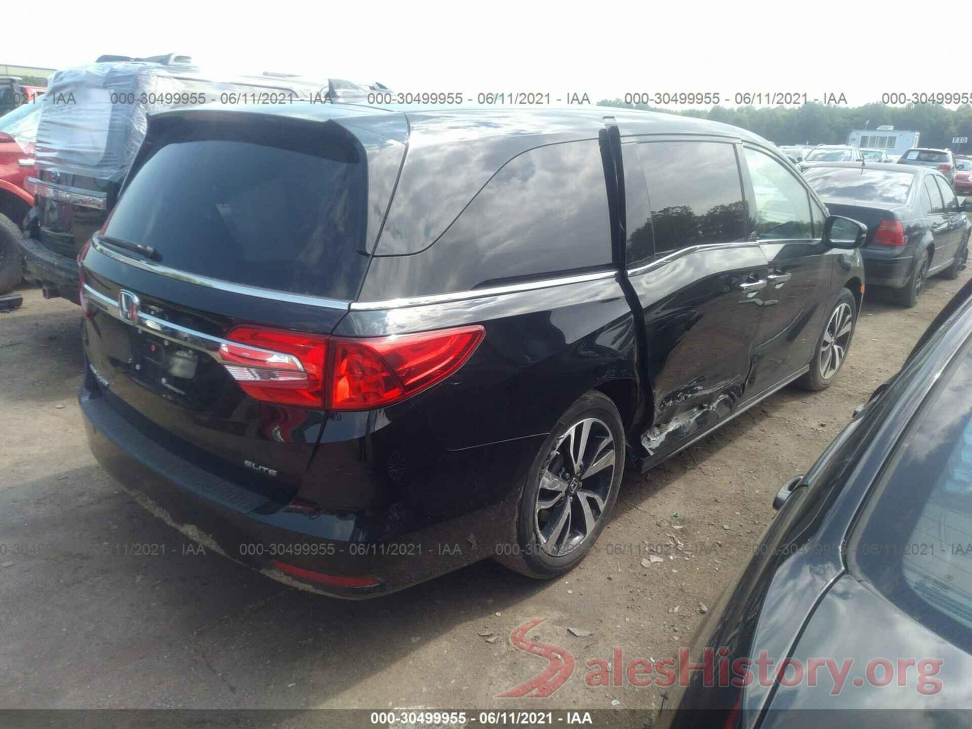 5FNRL6H96JB018168 2018 HONDA ODYSSEY