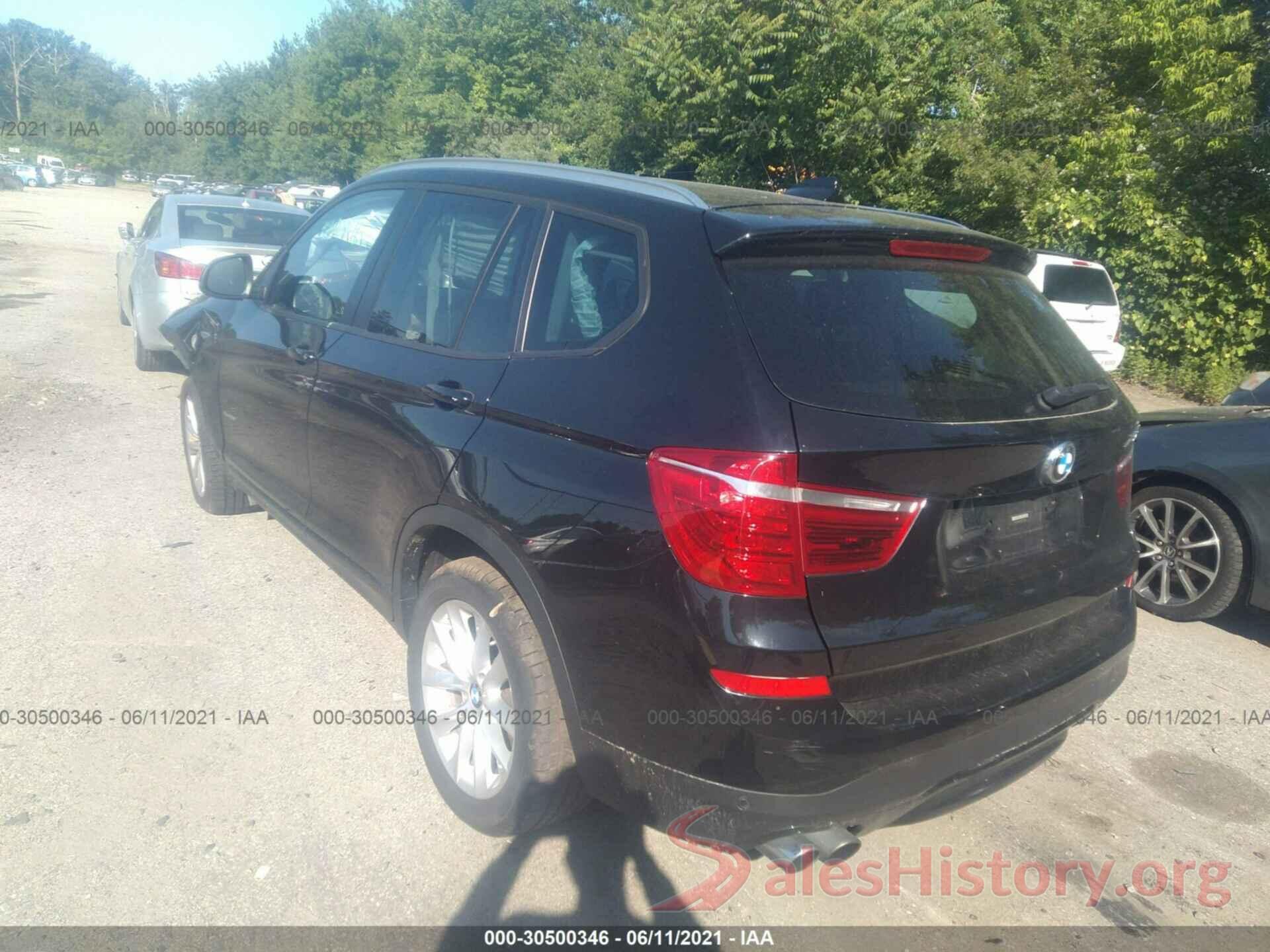 5UXWX9C33H0T18060 2017 BMW X3