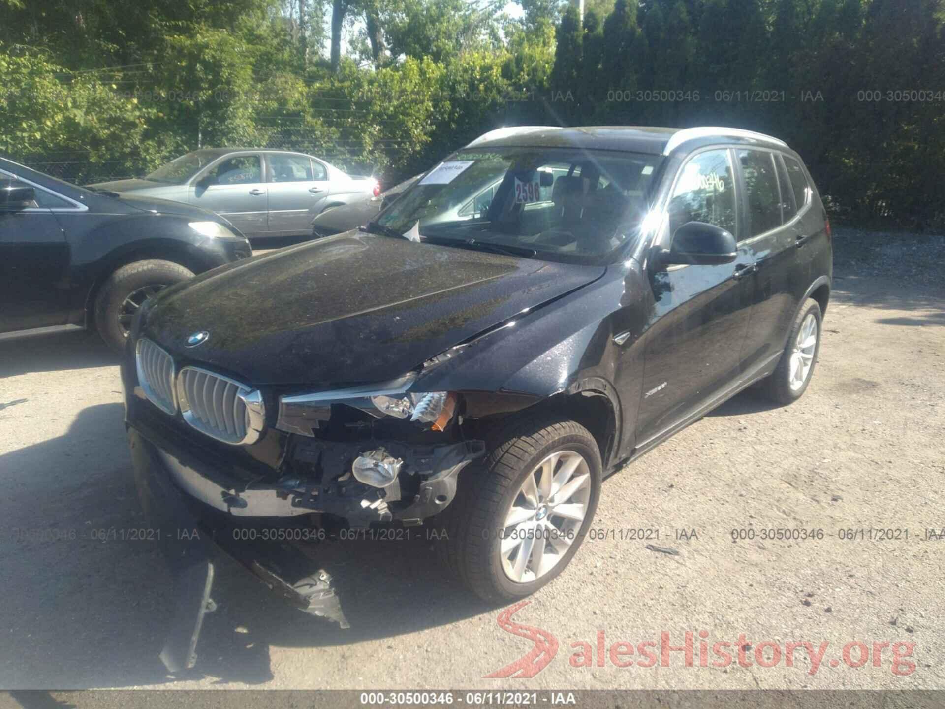 5UXWX9C33H0T18060 2017 BMW X3