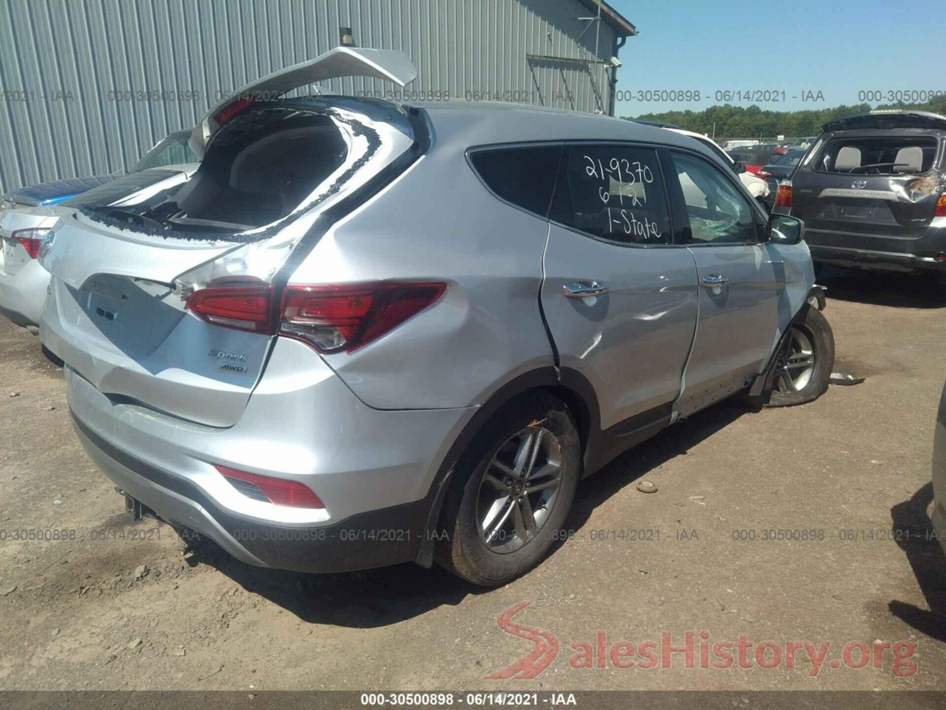 5XYZTDLB3HG394909 2017 HYUNDAI SANTA FE SPORT