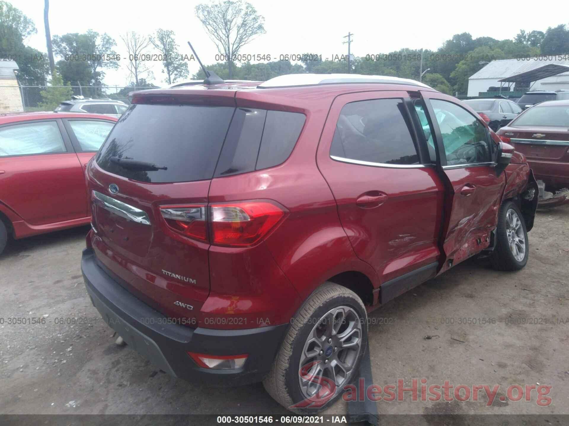 MAJ6S3KL9KC310717 2019 FORD ECOSPORT