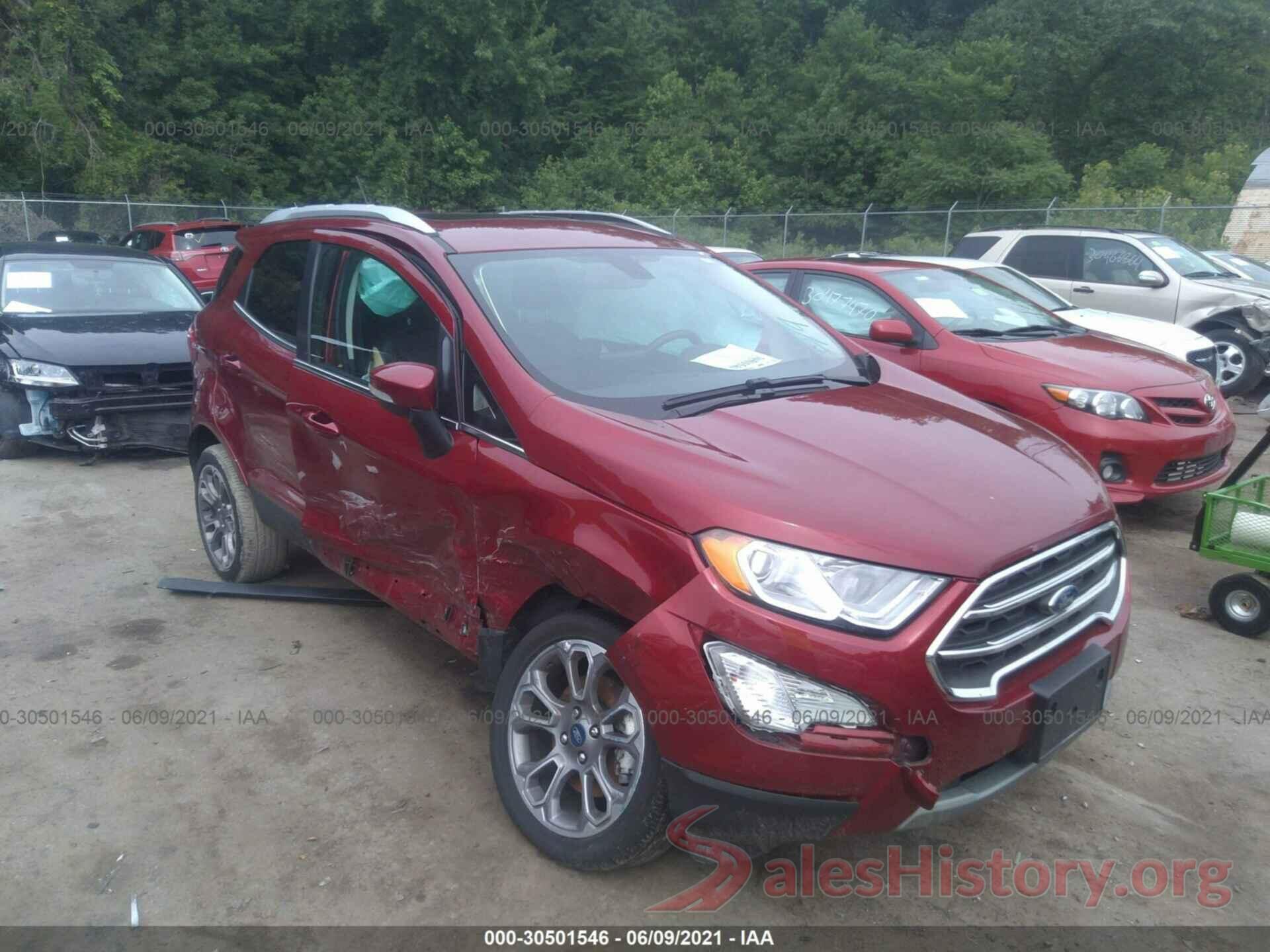 MAJ6S3KL9KC310717 2019 FORD ECOSPORT