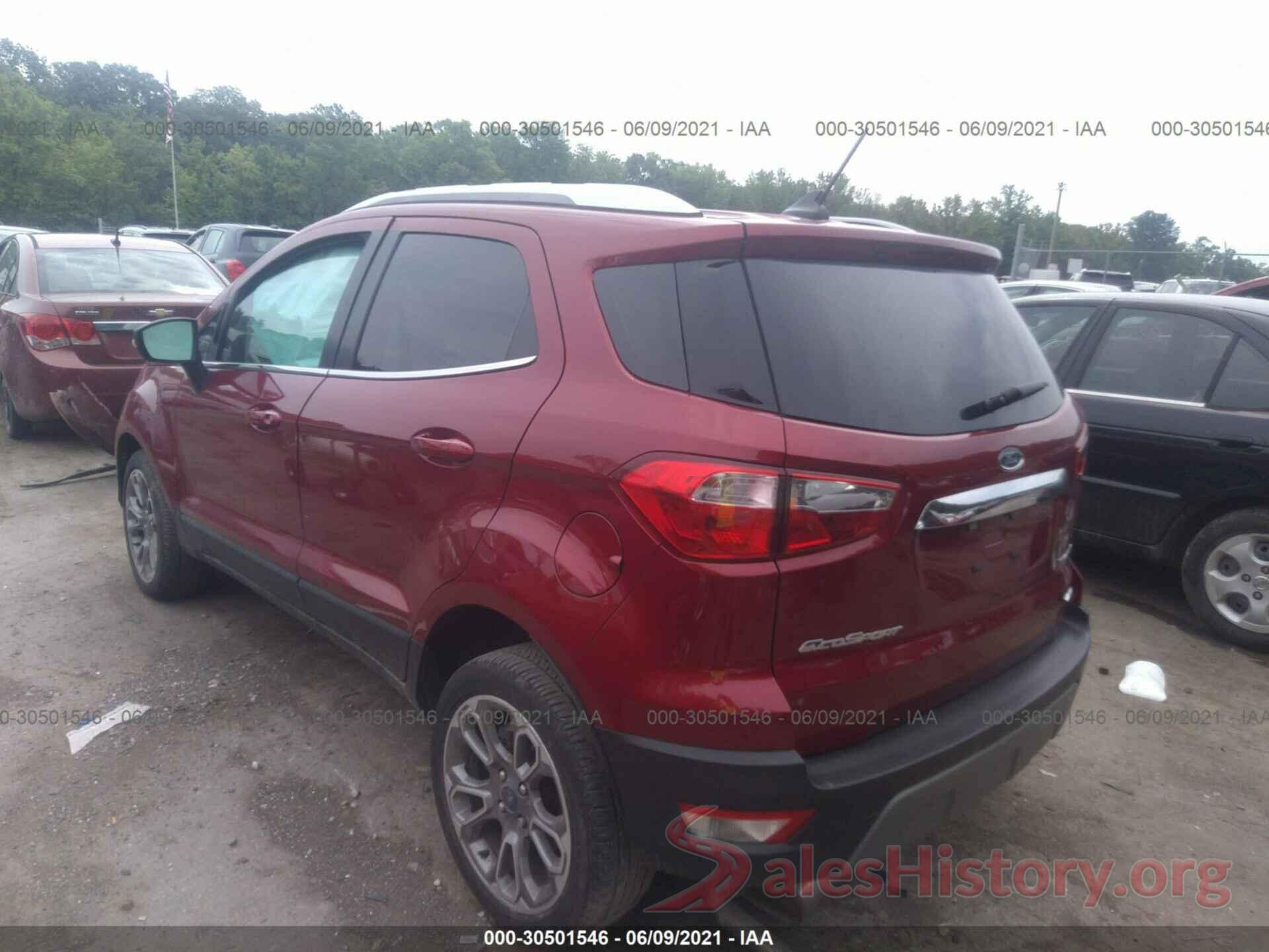 MAJ6S3KL9KC310717 2019 FORD ECOSPORT