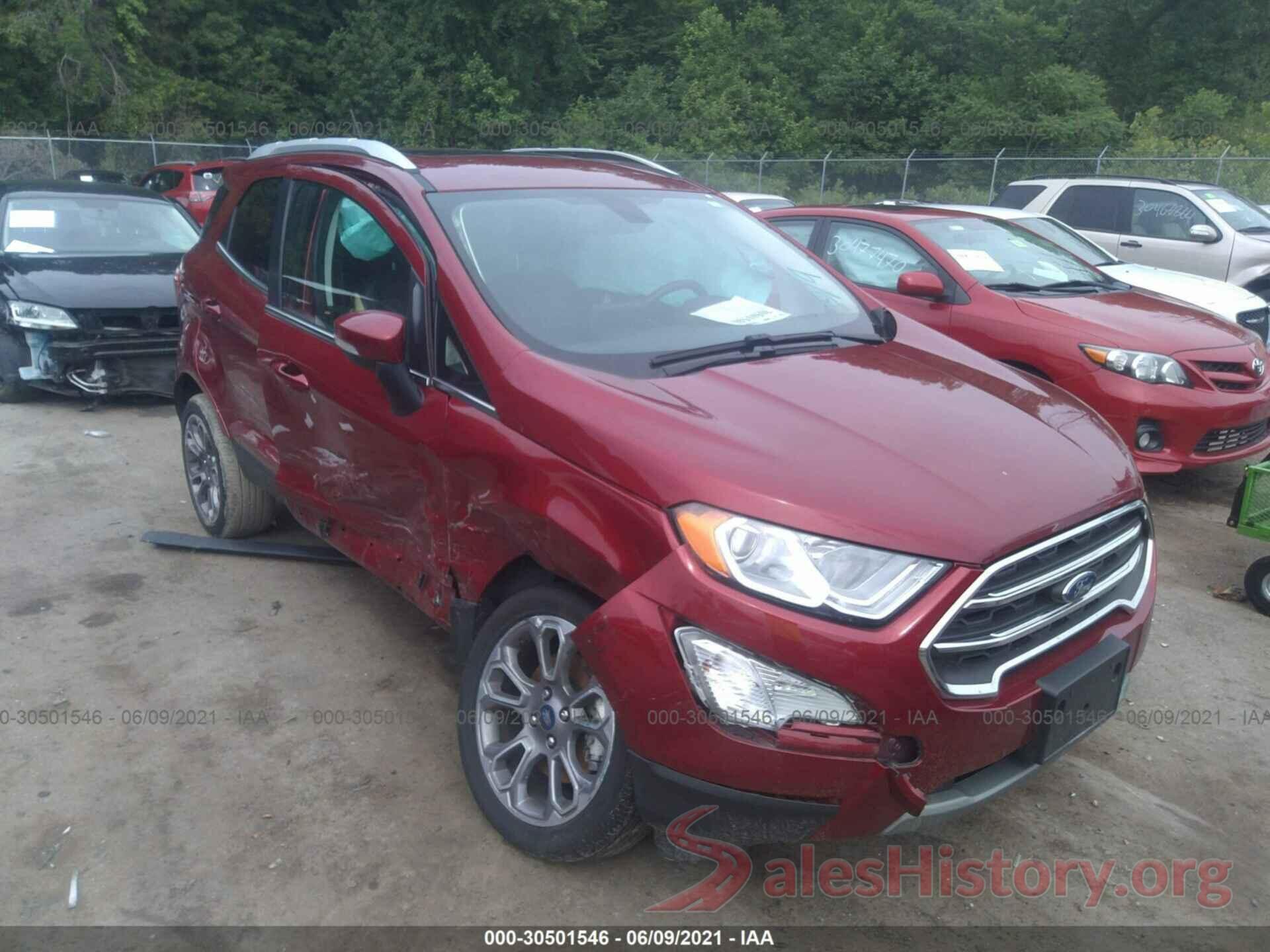 MAJ6S3KL9KC310717 2019 FORD ECOSPORT