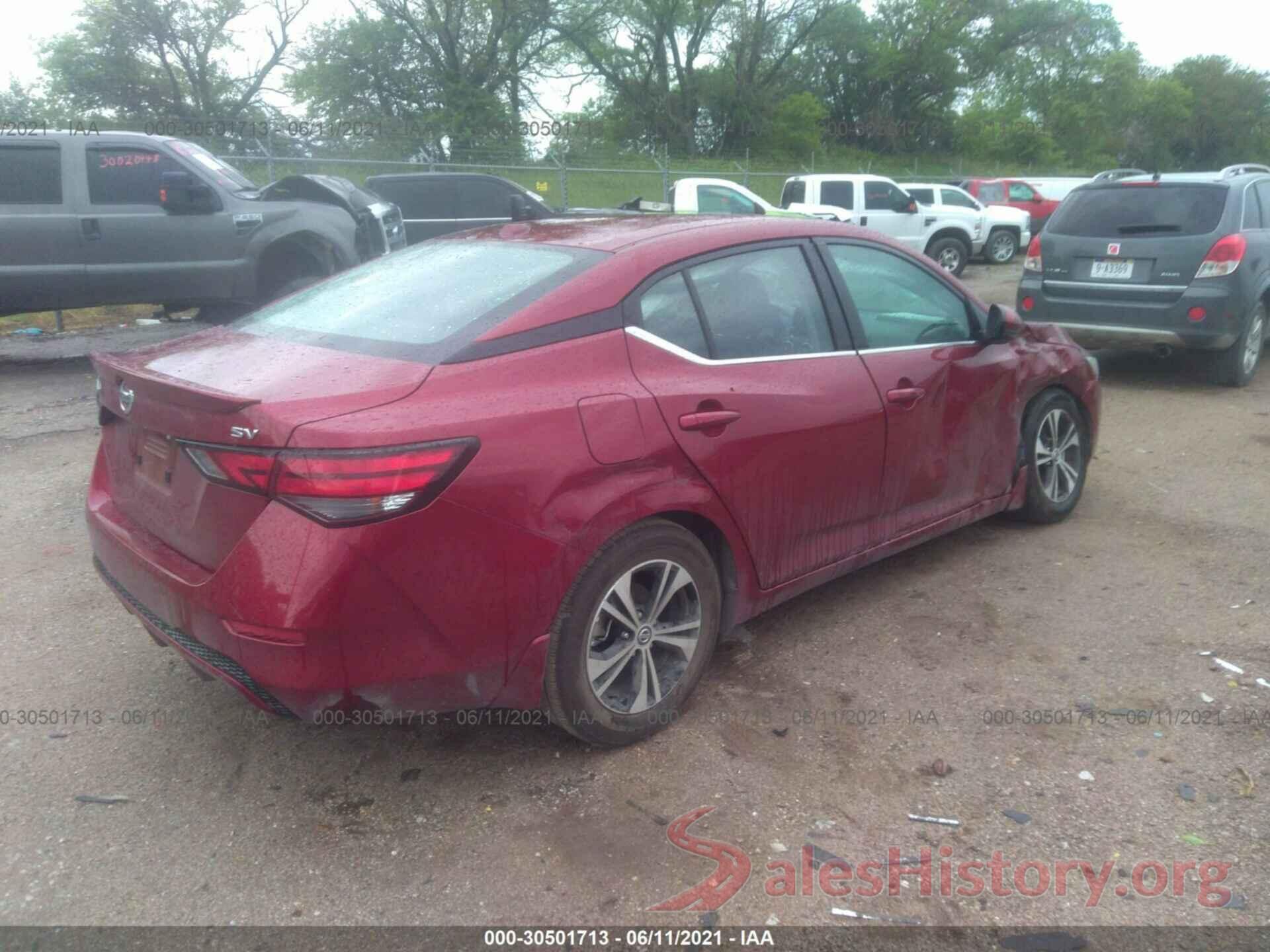 3N1AB8CV8LY226305 2020 NISSAN SENTRA