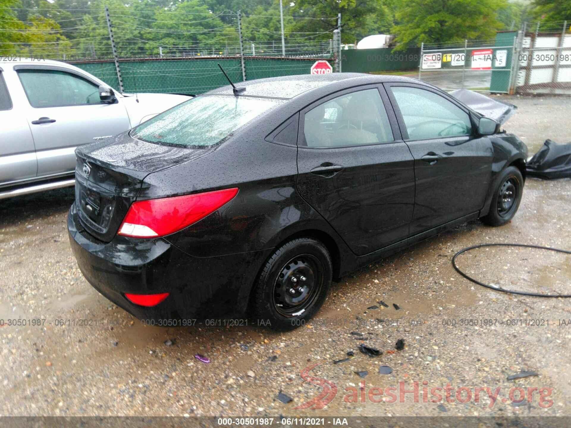 KMHCT4AEXGU151173 2016 HYUNDAI ACCENT