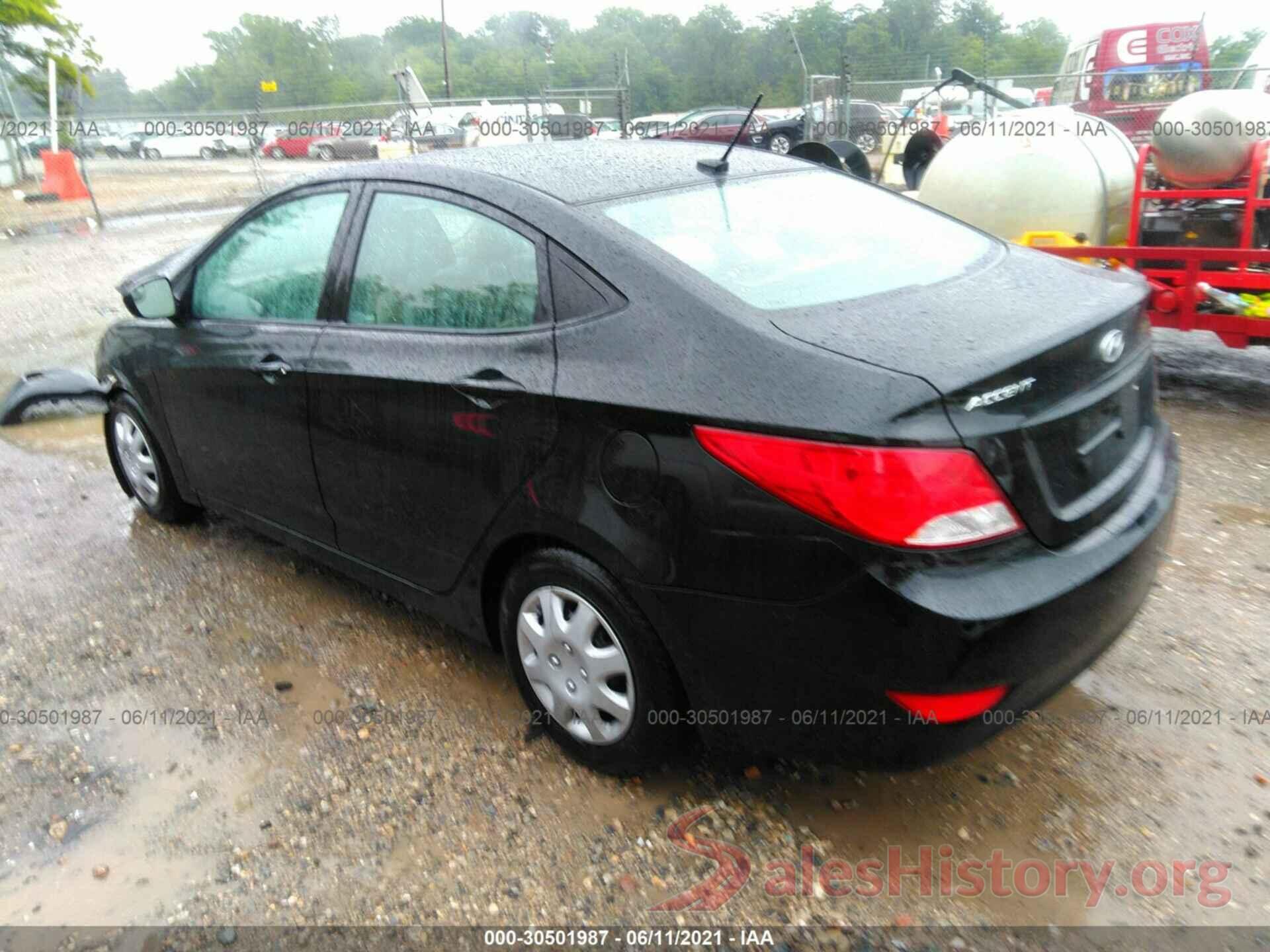 KMHCT4AEXGU151173 2016 HYUNDAI ACCENT