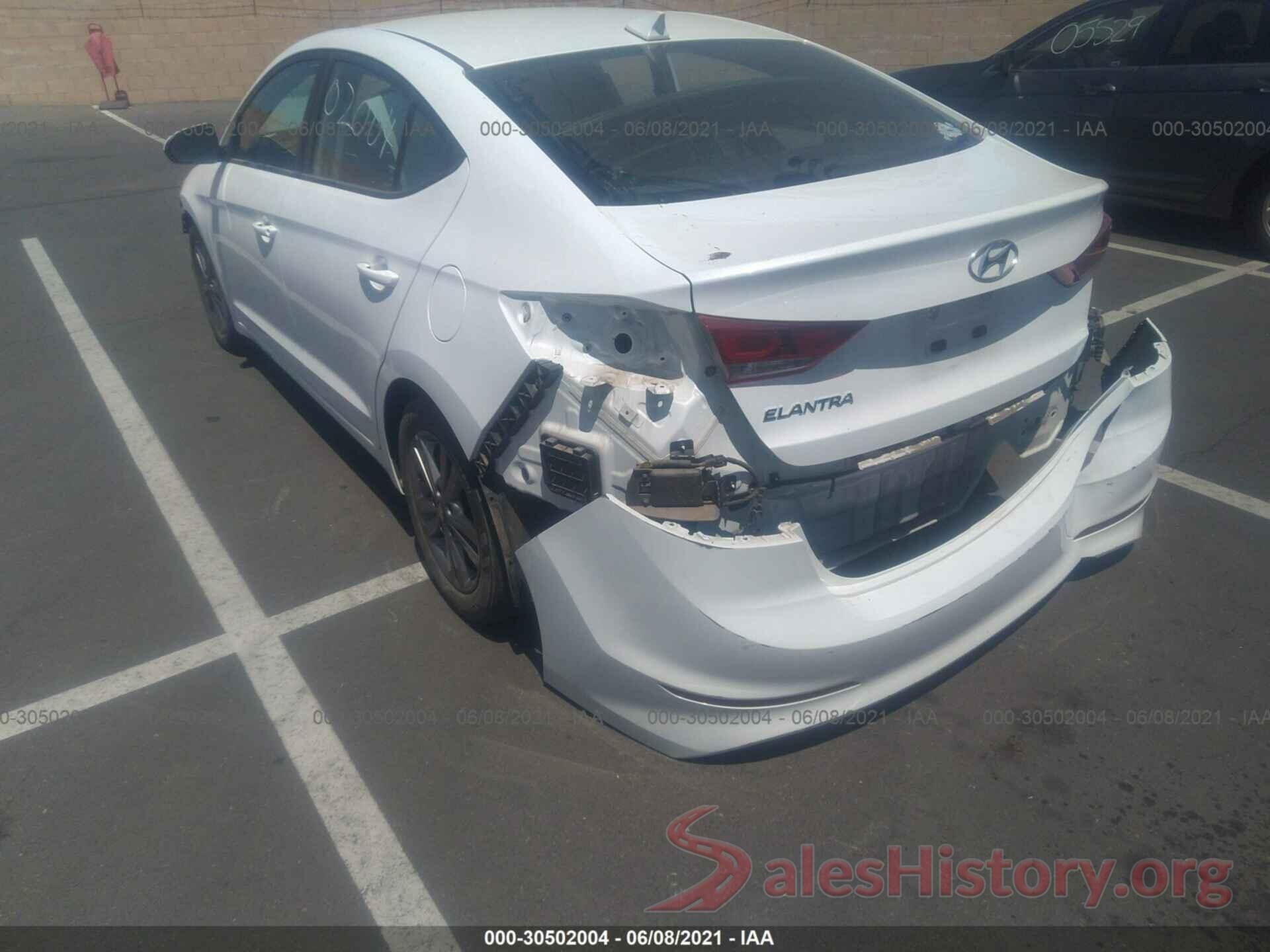 5NPD84LF7JH394800 2018 HYUNDAI ELANTRA