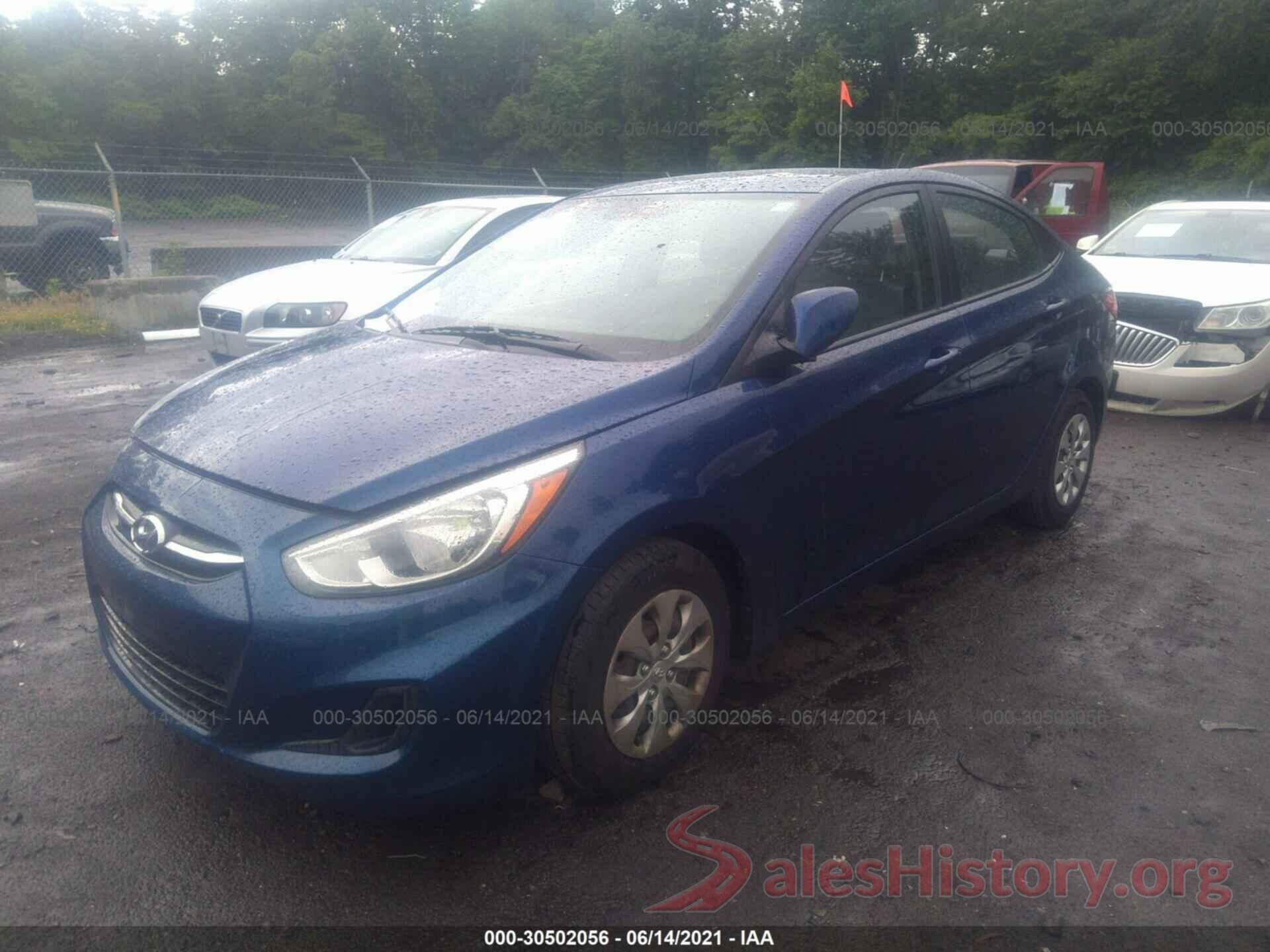 KMHCT4AE8GU947680 2016 HYUNDAI ACCENT