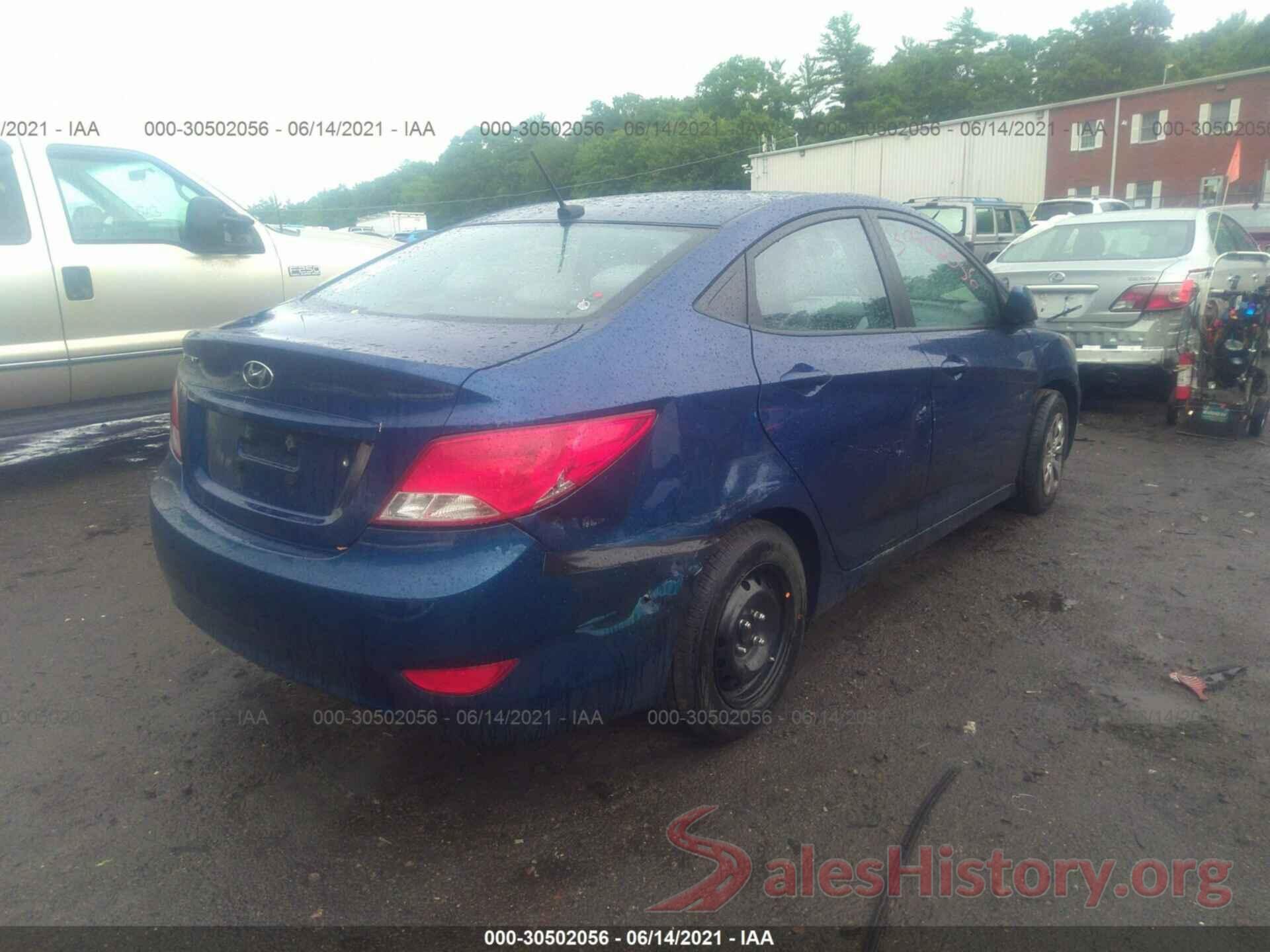 KMHCT4AE8GU947680 2016 HYUNDAI ACCENT