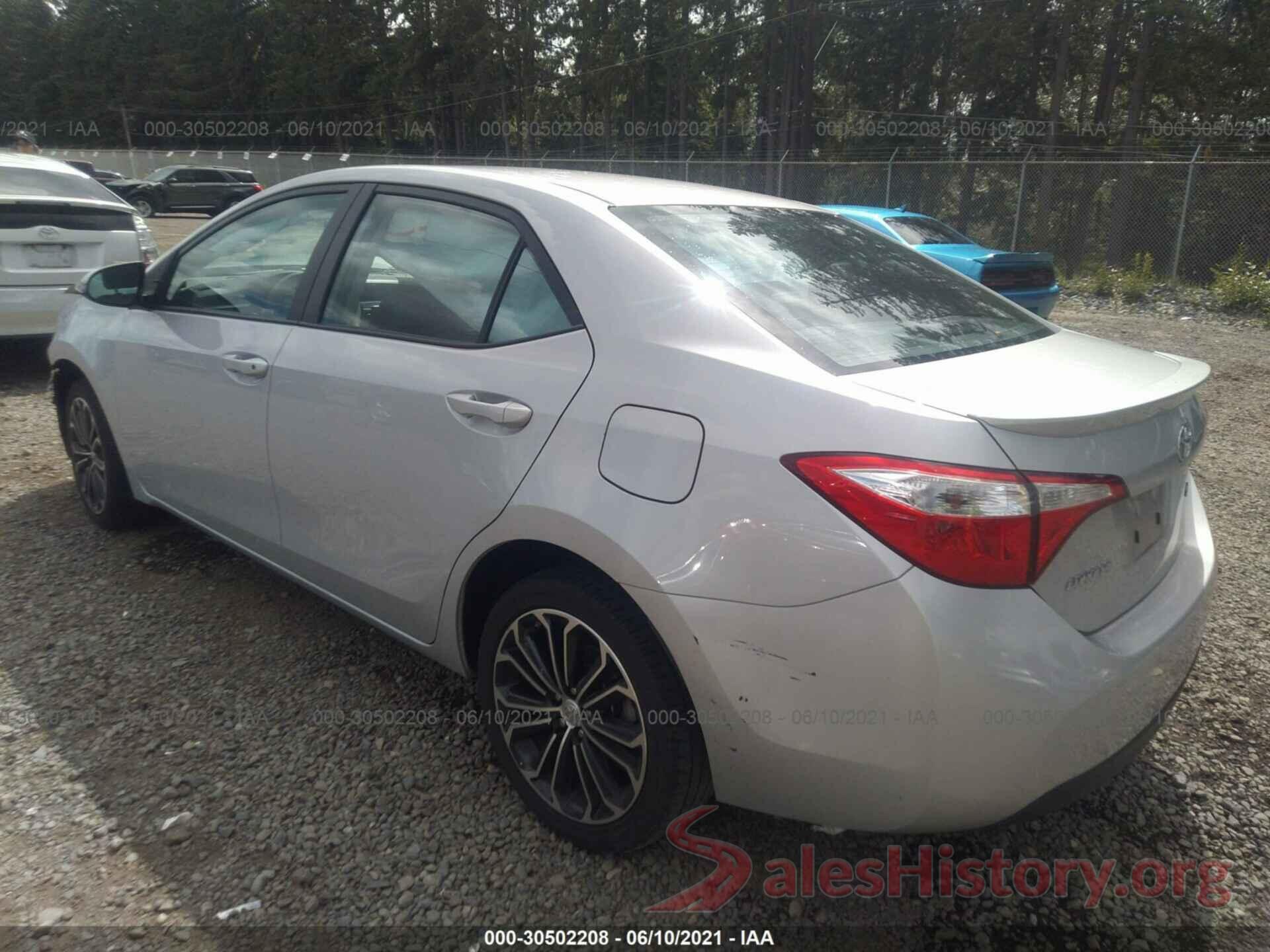 2T1BURHE3GC606927 2016 TOYOTA COROLLA