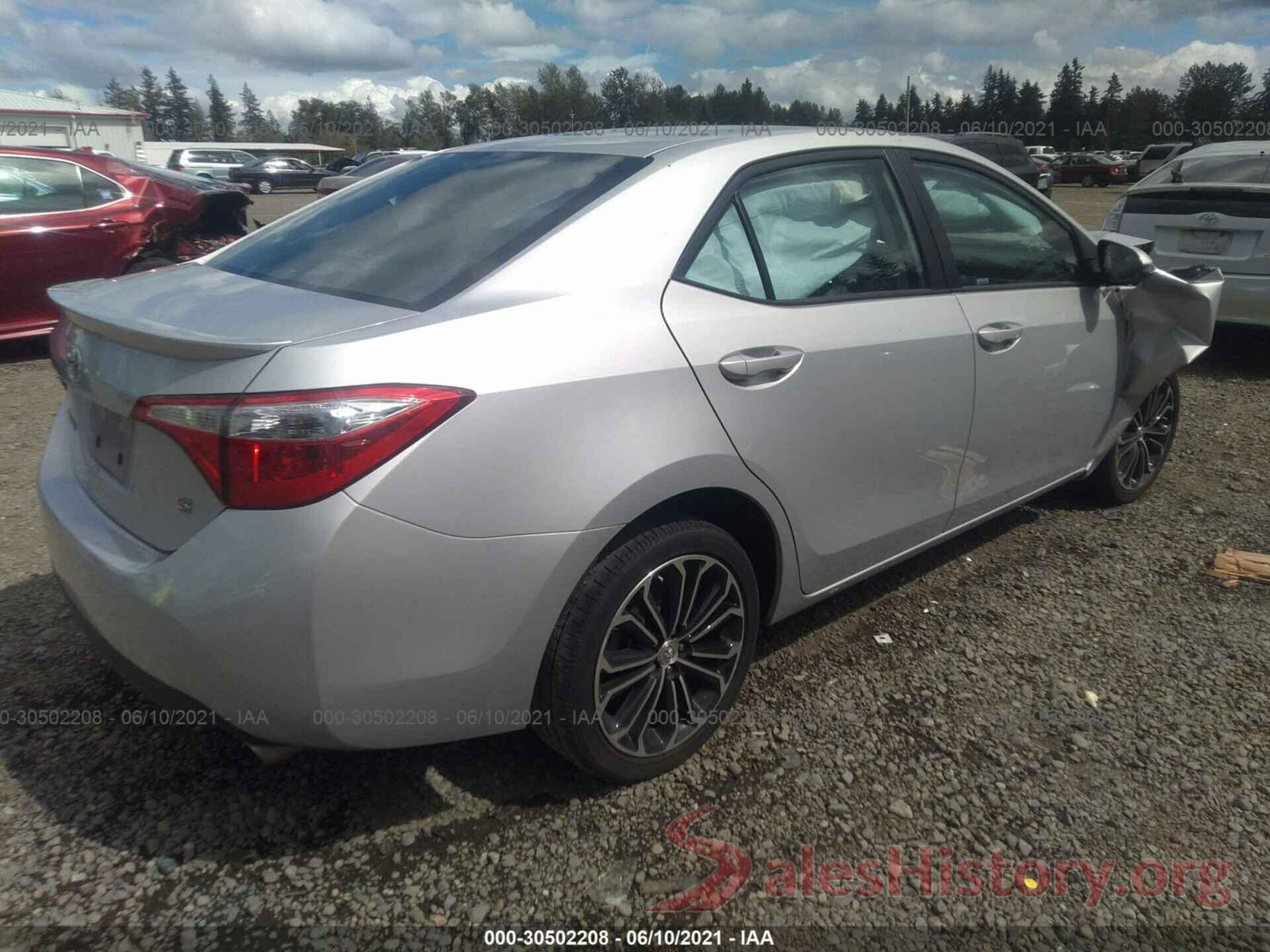 2T1BURHE3GC606927 2016 TOYOTA COROLLA