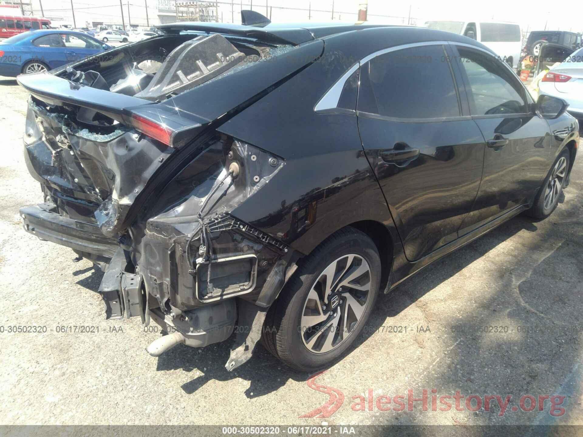 SHHFK7H22HU405453 2017 HONDA CIVIC HATCHBACK