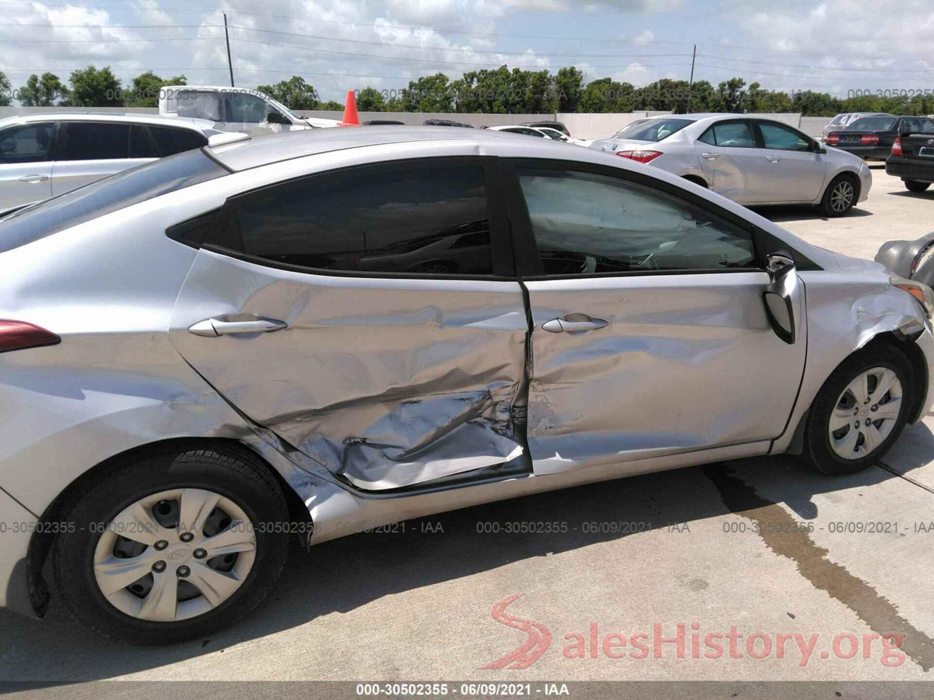 KMHDH4AE7GU573844 2016 HYUNDAI ELANTRA