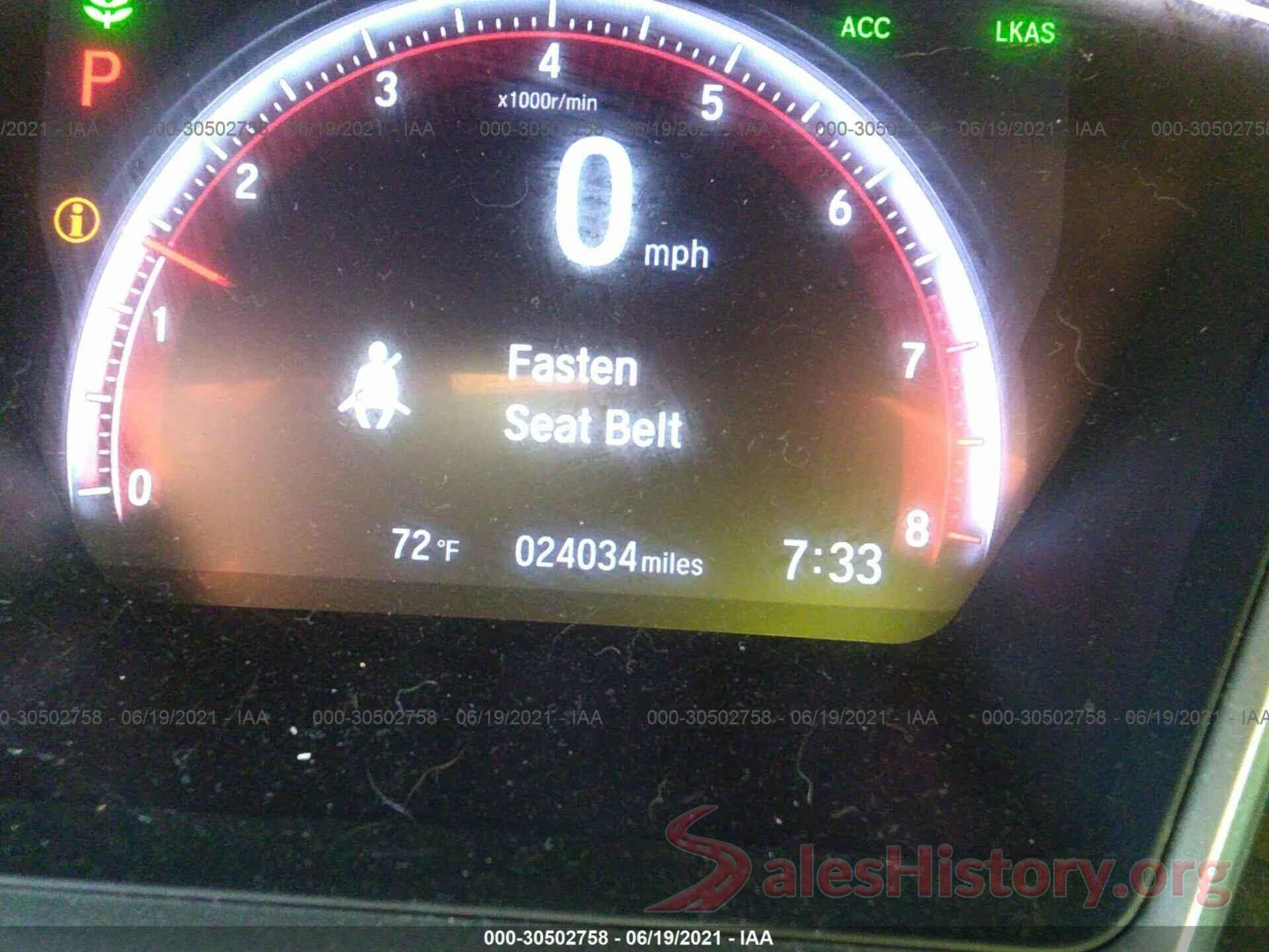 19XFC2F86KE029331 2019 HONDA CIVIC SEDAN