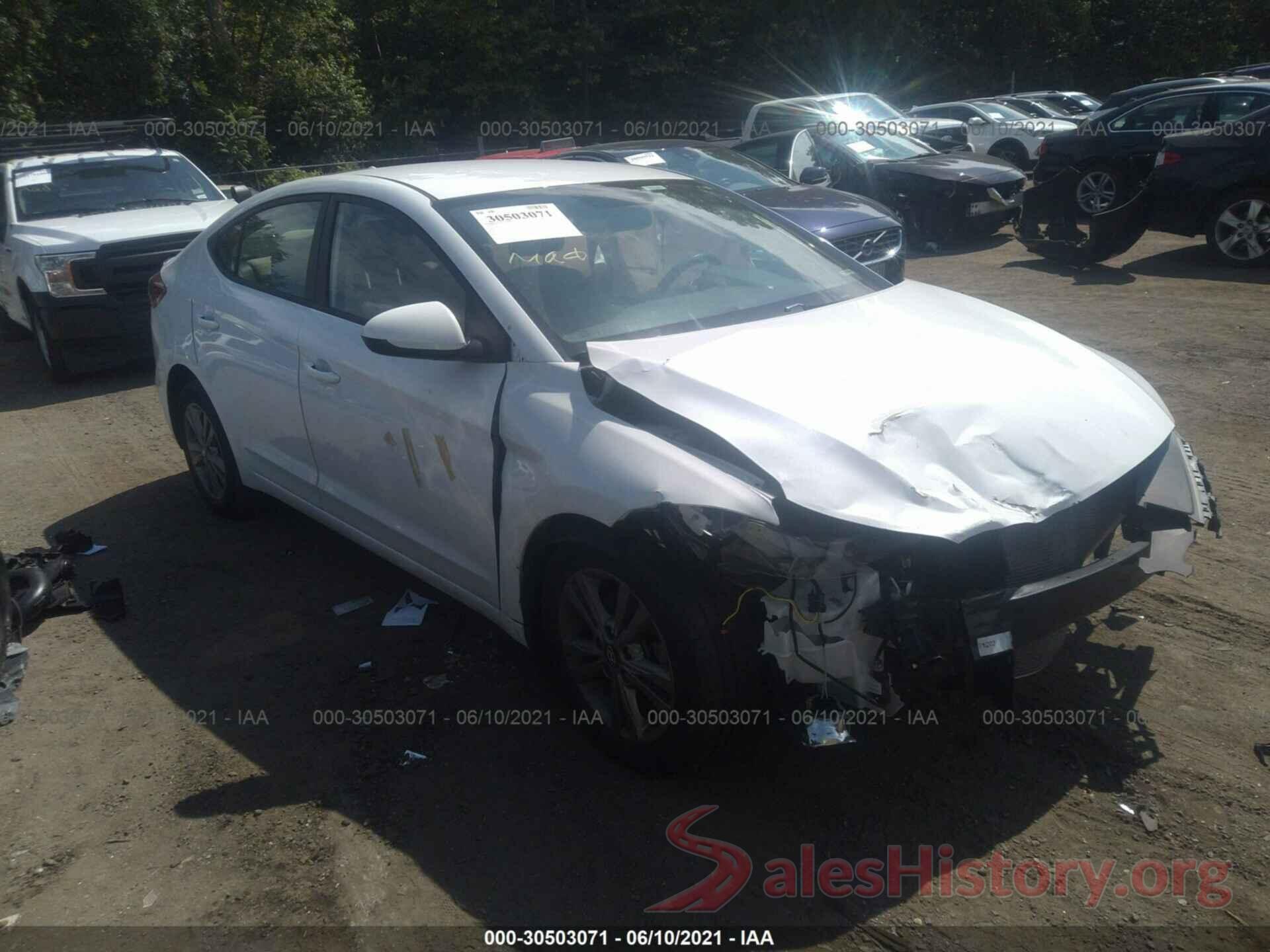 5NPD84LF2JH375734 2018 HYUNDAI ELANTRA