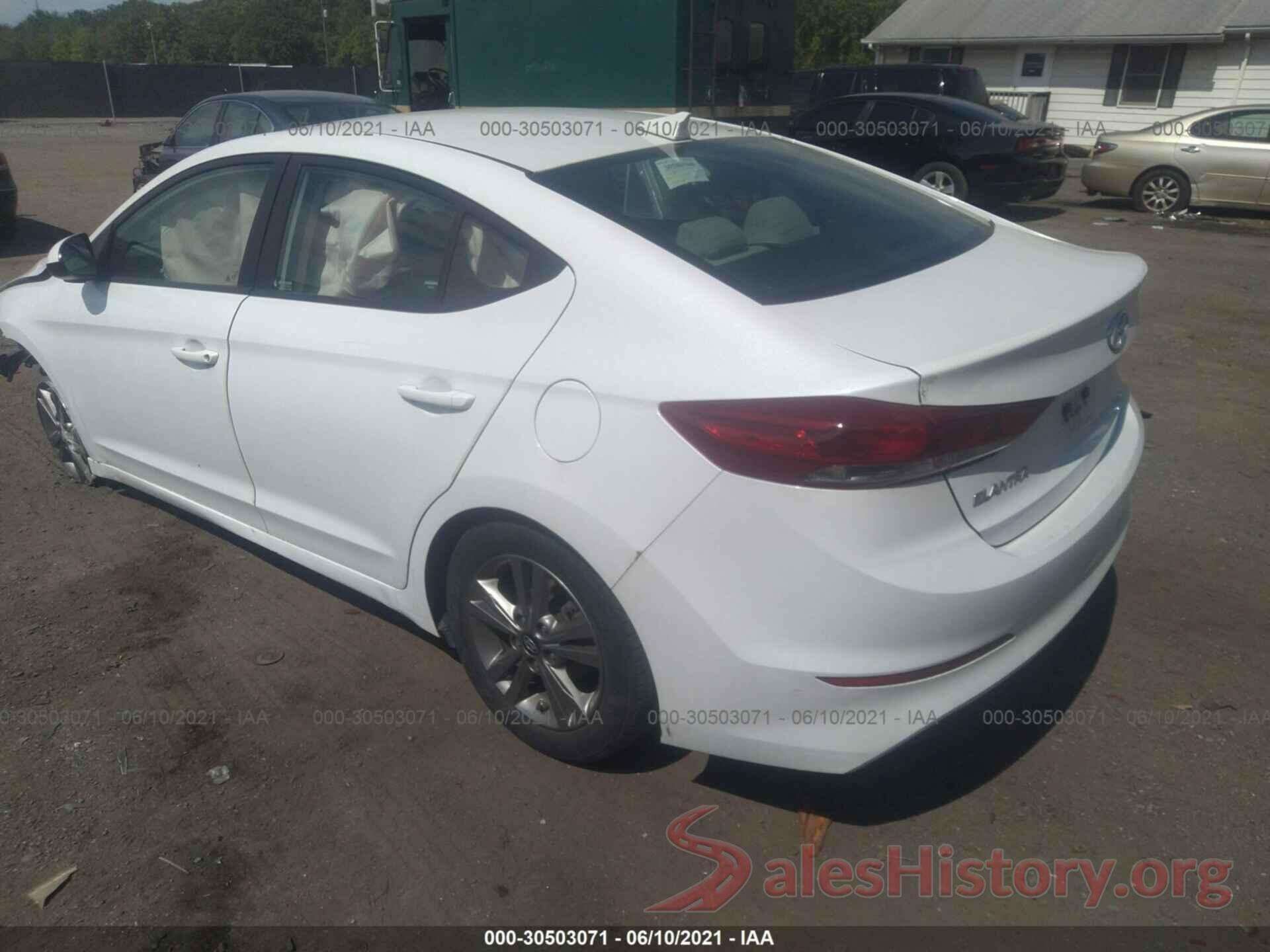 5NPD84LF2JH375734 2018 HYUNDAI ELANTRA