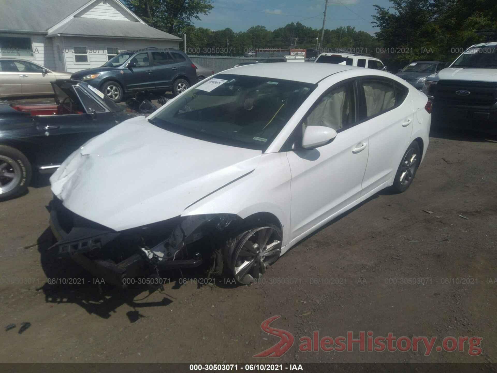 5NPD84LF2JH375734 2018 HYUNDAI ELANTRA