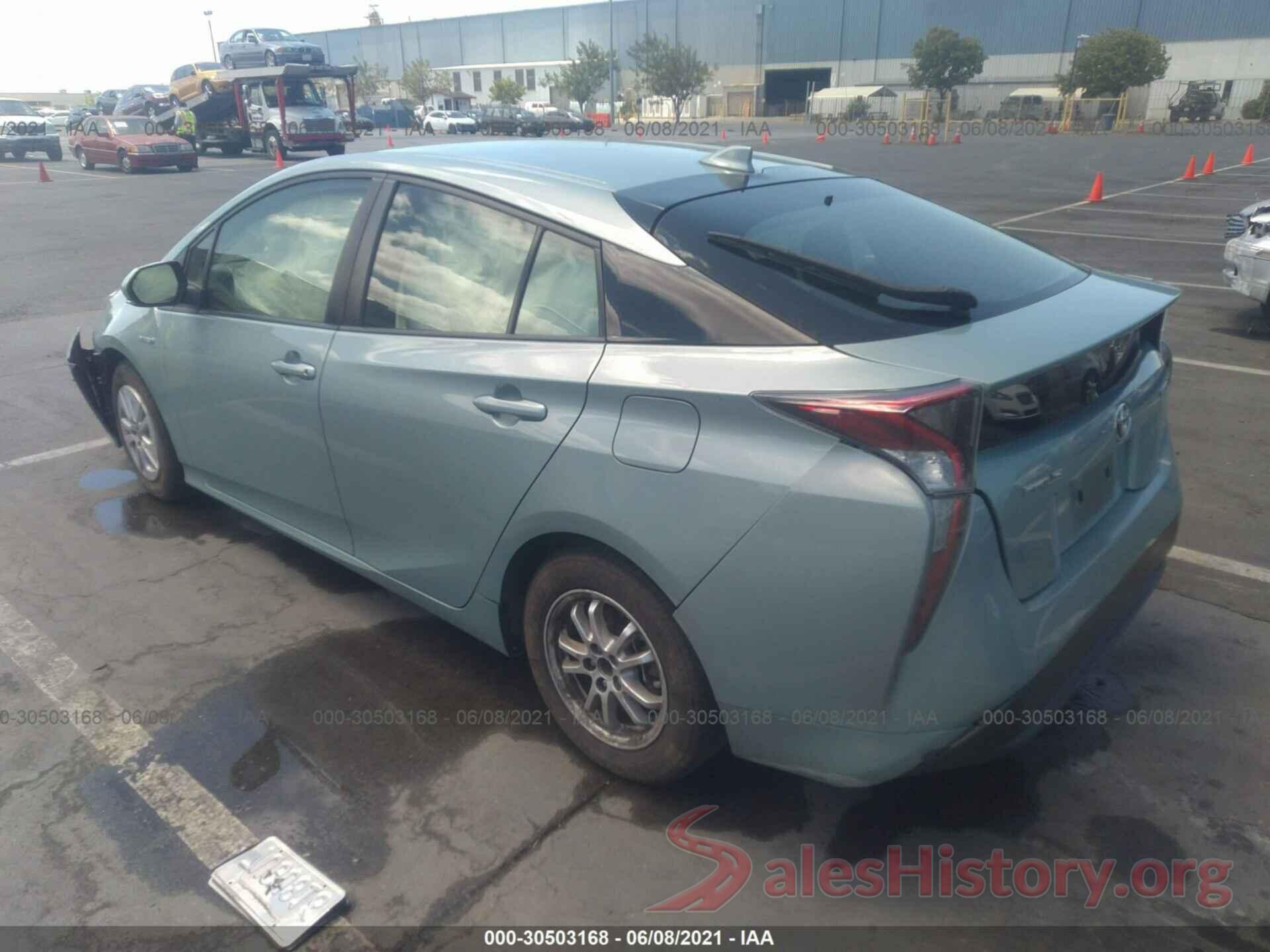 JTDKBRFUXG3019486 2016 TOYOTA PRIUS