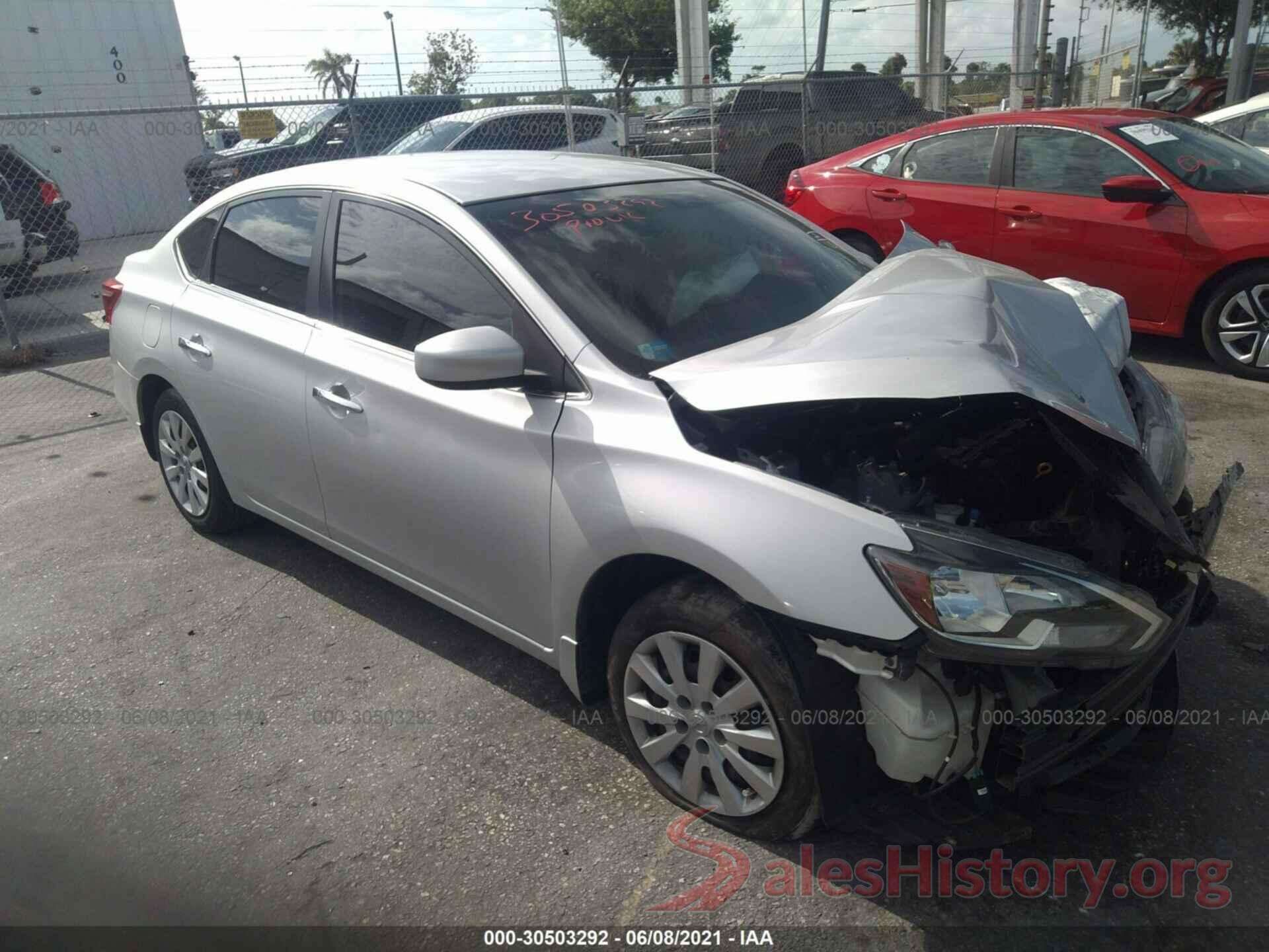 3N1AB7AP0GL672529 2016 NISSAN SENTRA