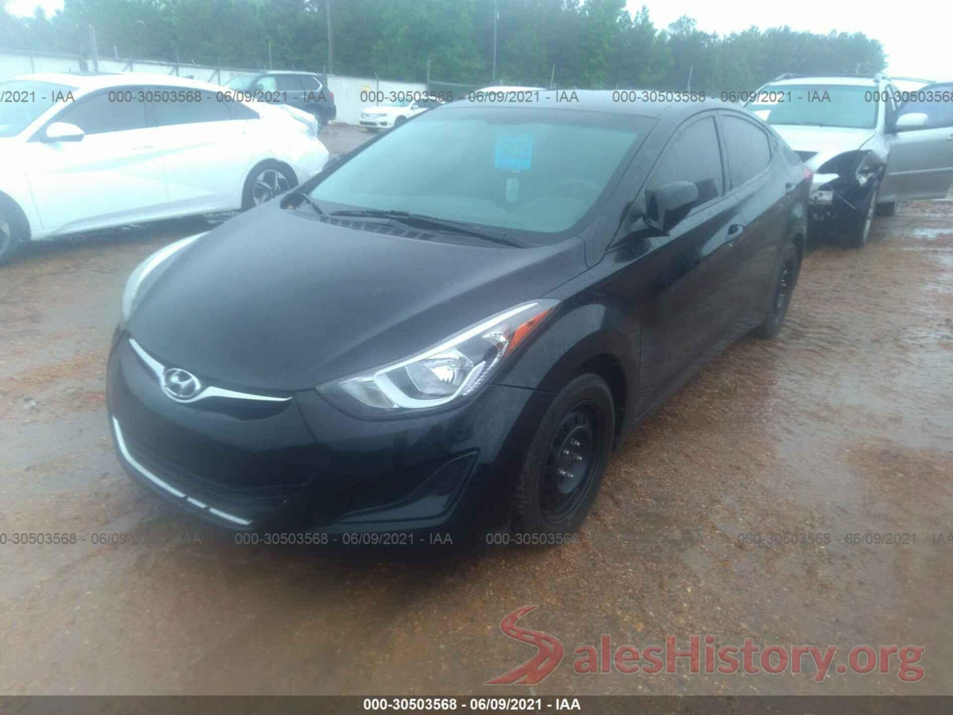 5NPDH4AE7GH716547 2016 HYUNDAI ELANTRA