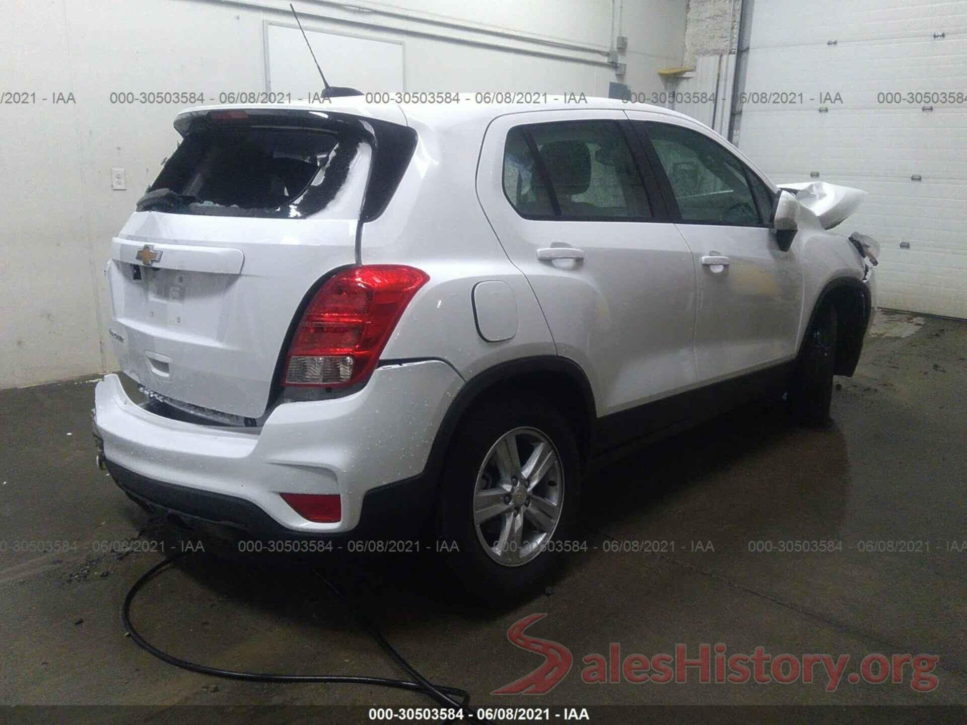 3GNCJNSBXKL405768 2019 CHEVROLET TRAX