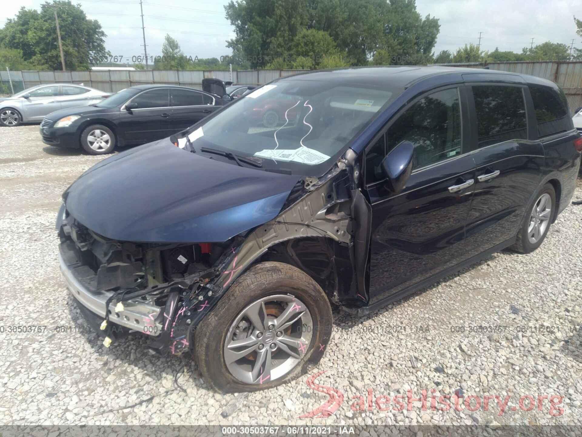 5FNRL6H76KB072246 2019 HONDA ODYSSEY