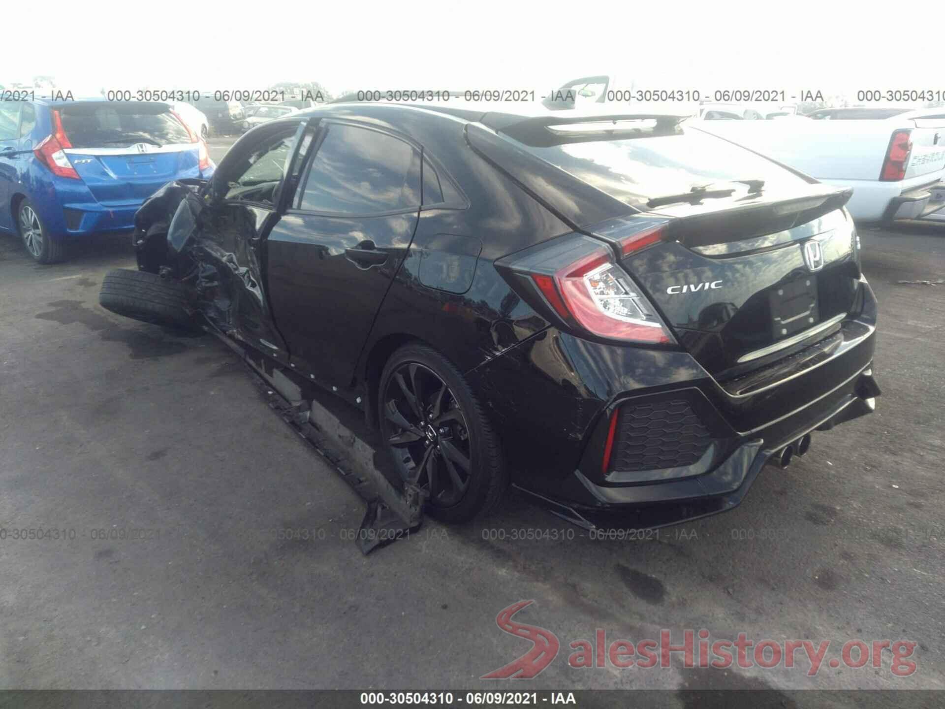 SHHFK7H96JU416717 2018 HONDA CIVIC HATCHBACK