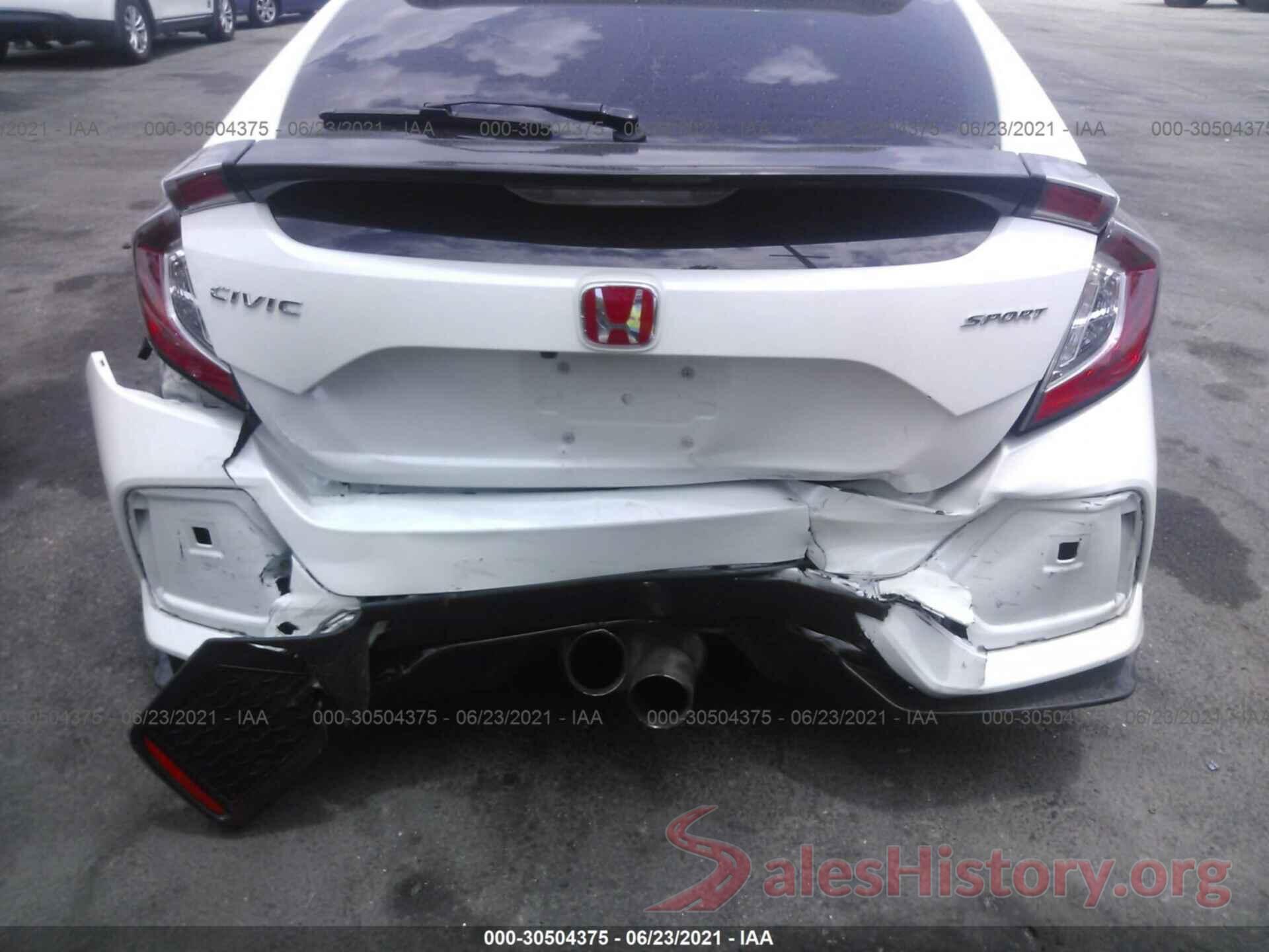 SHHFK7G43KU201562 2019 HONDA CIVIC HATCHBACK