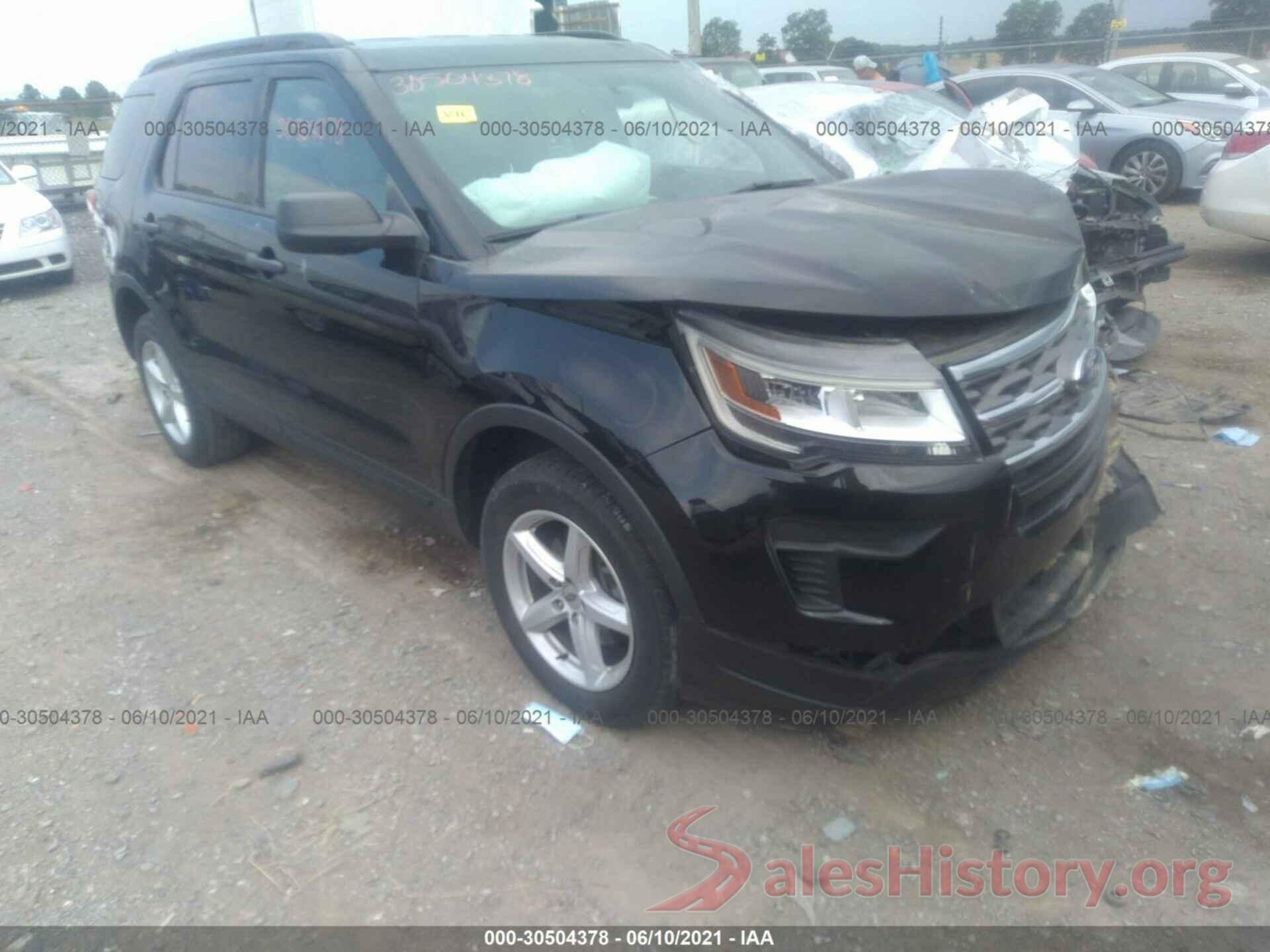 1FM5K8B85JGB83837 2018 FORD EXPLORER