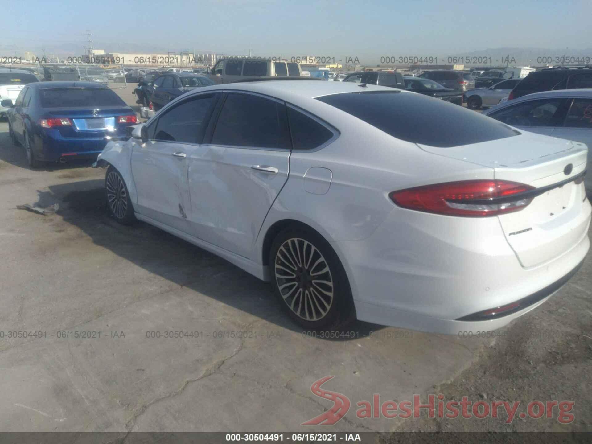 3FA6P0RUXJR194300 2018 FORD FUSION HYBRID