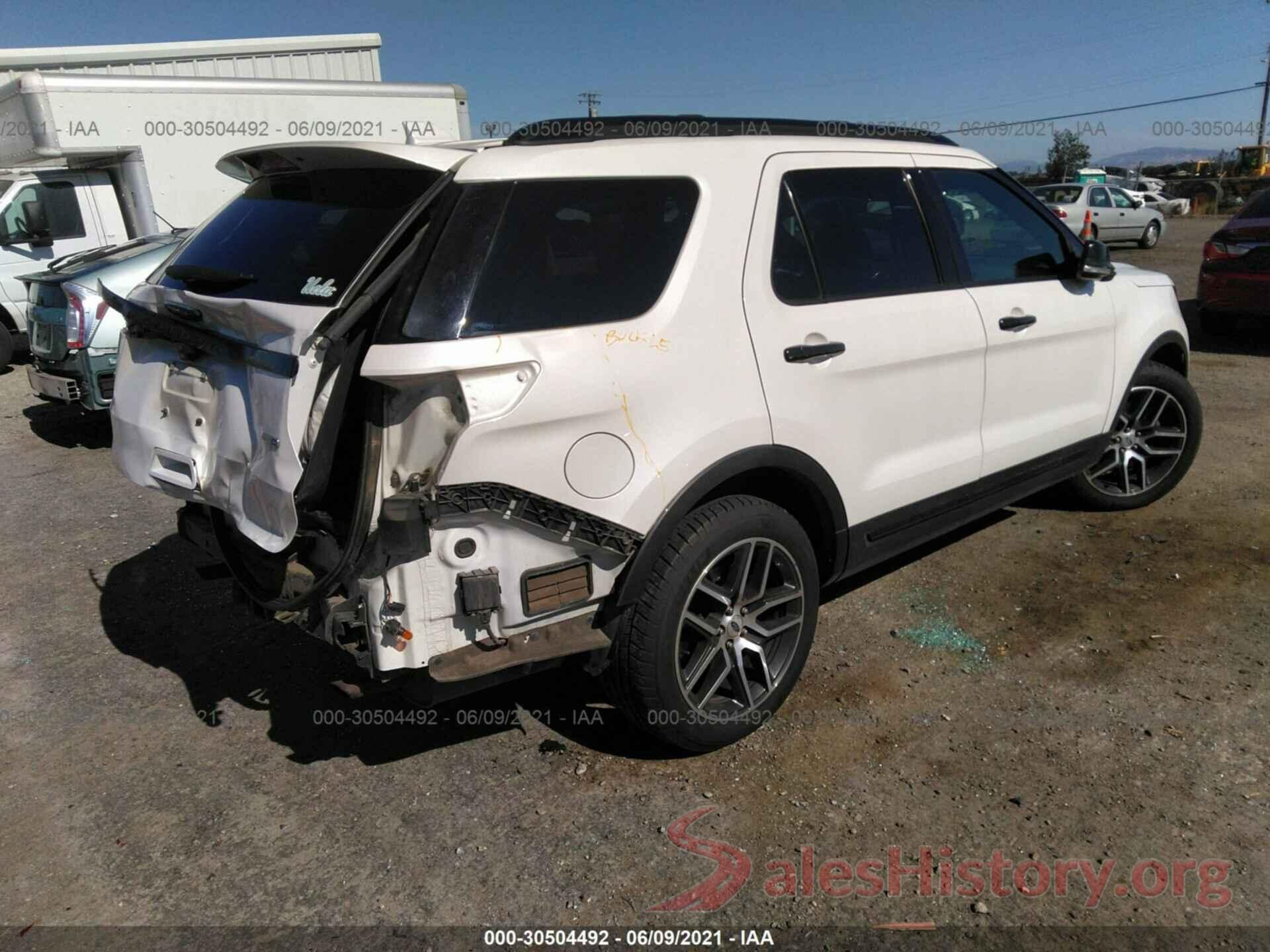 1FM5K8GT3GGA26345 2016 FORD EXPLORER