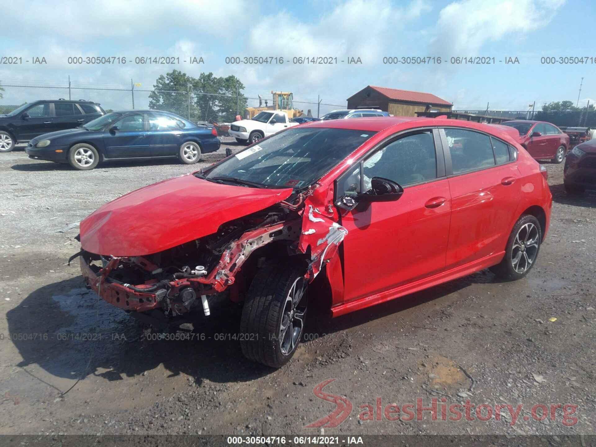 3G1BE6SM2KS558806 2019 CHEVROLET CRUZE