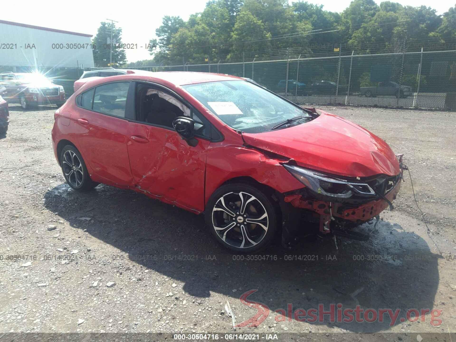 3G1BE6SM2KS558806 2019 CHEVROLET CRUZE