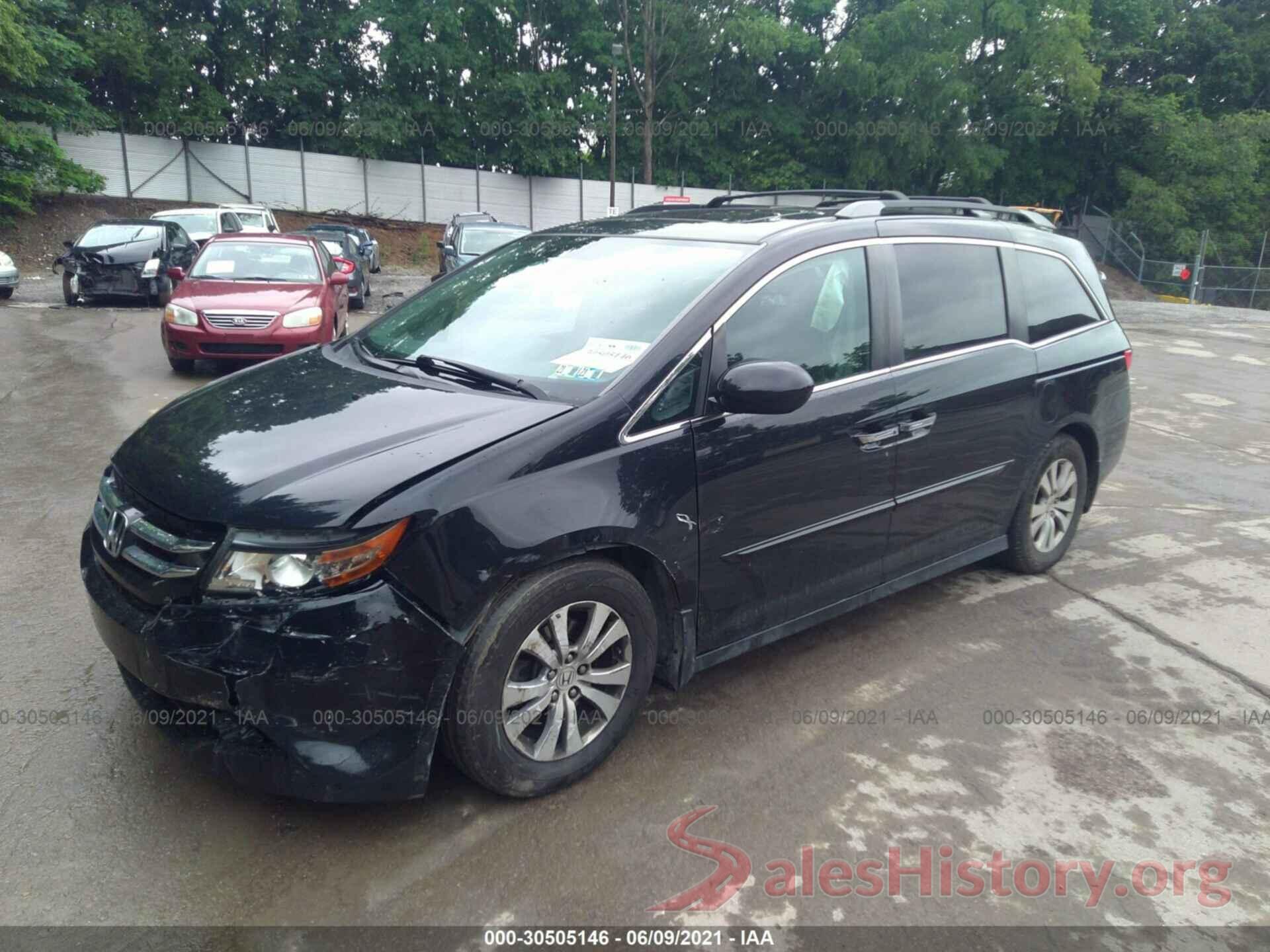 5FNRL5H63GB152595 2016 HONDA ODYSSEY