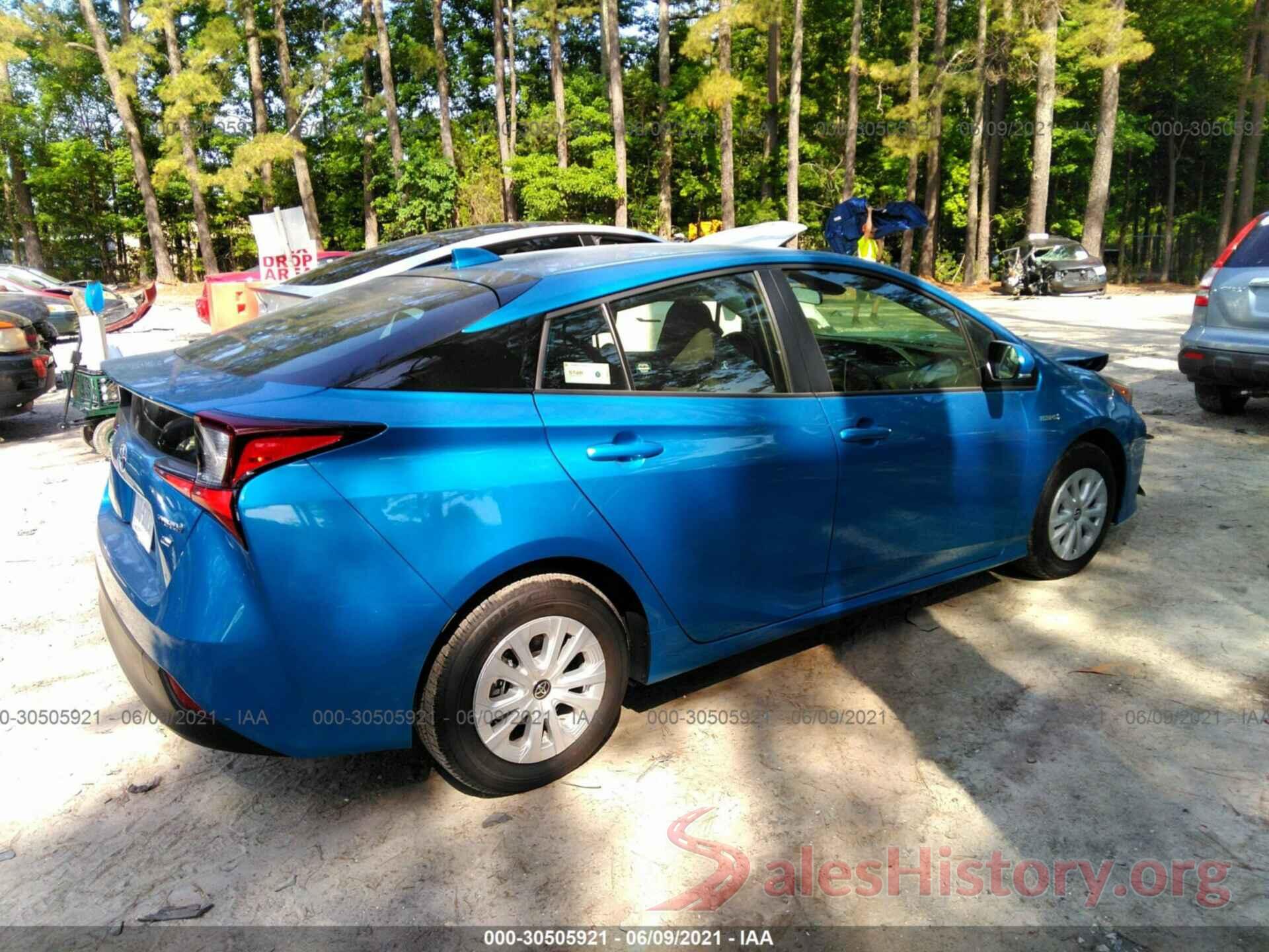 JTDKAMFU3M3141303 2021 TOYOTA PRIUS