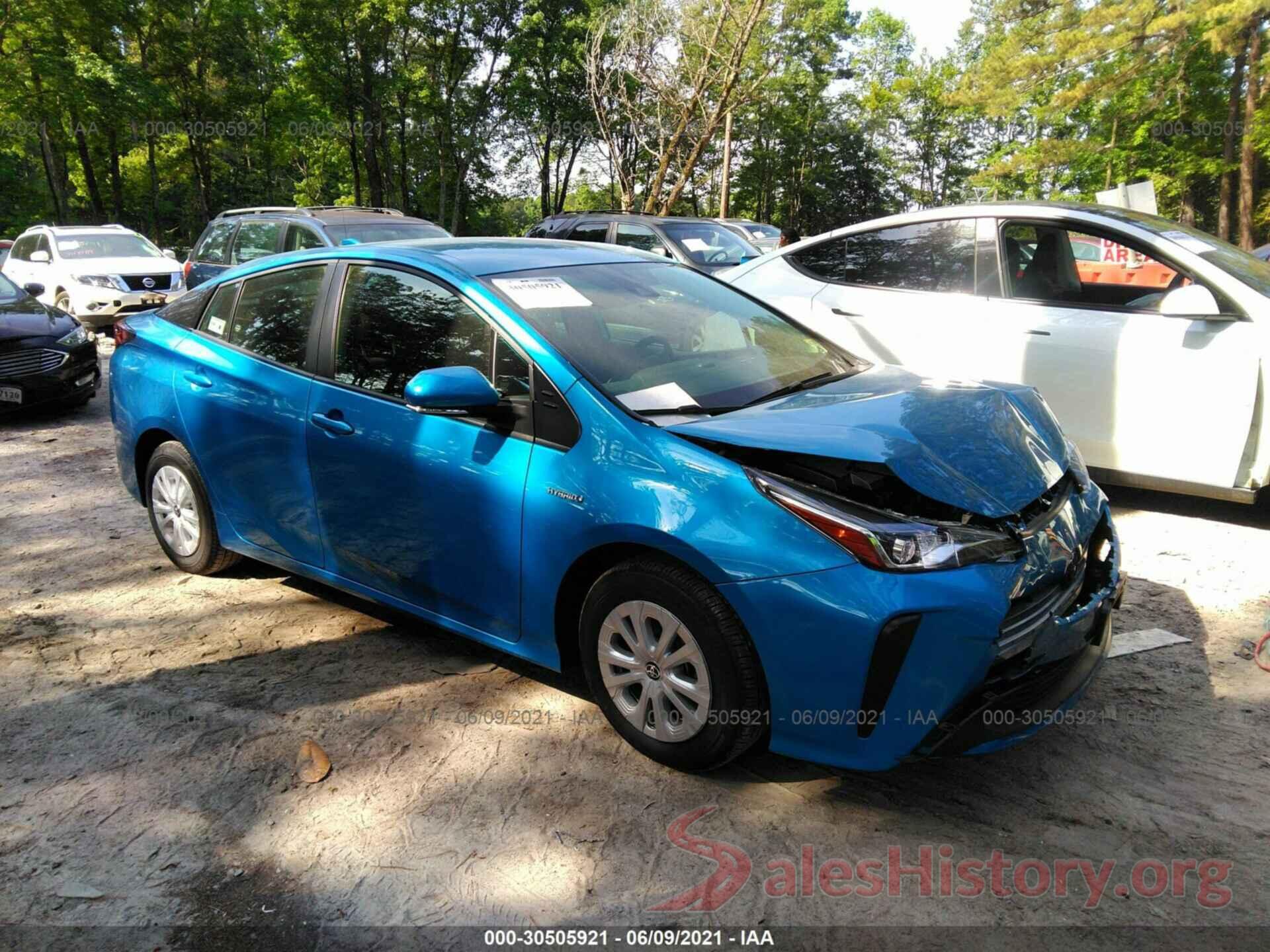 JTDKAMFU3M3141303 2021 TOYOTA PRIUS