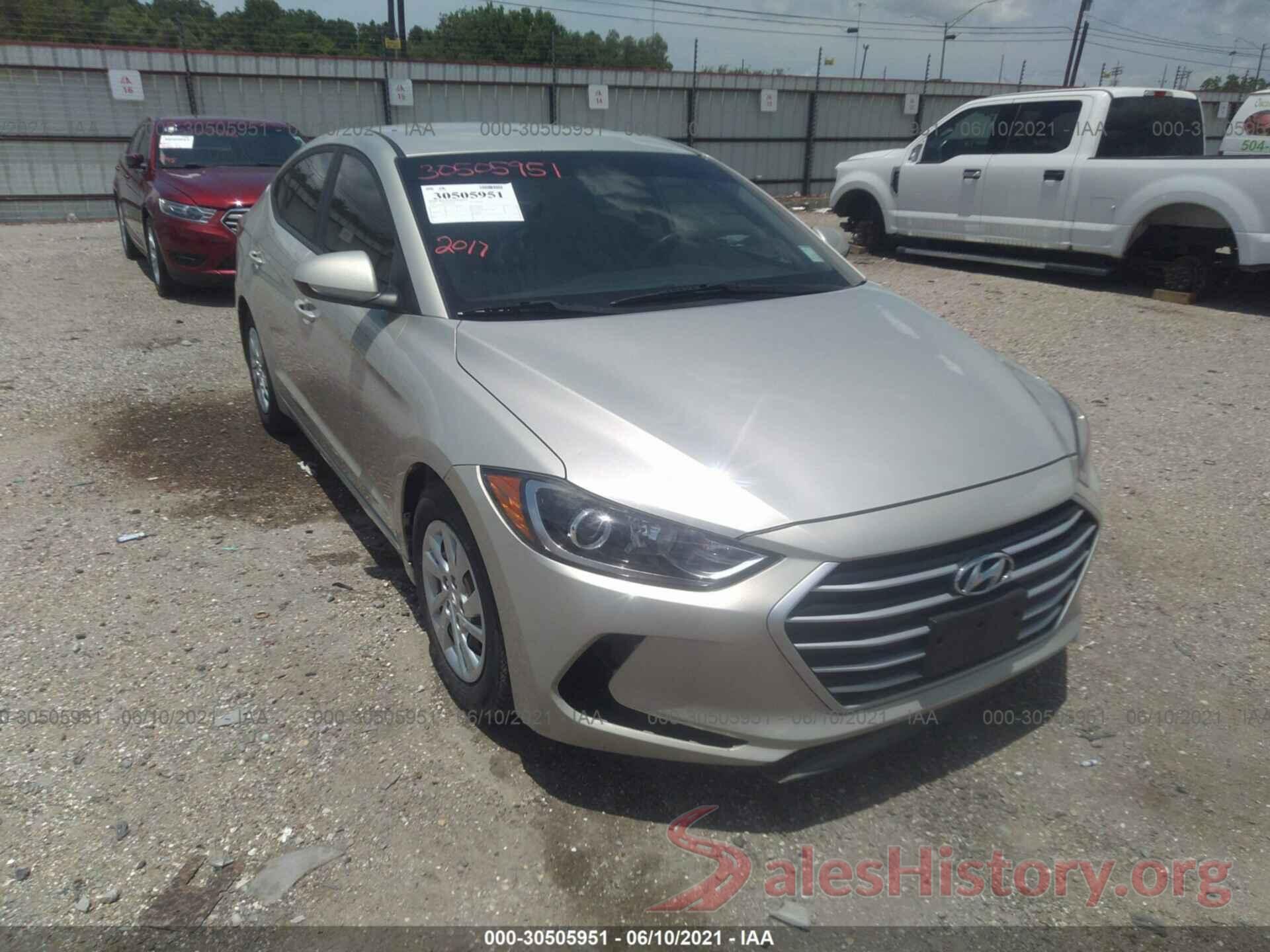 5NPD74LF9HH104151 2017 HYUNDAI ELANTRA