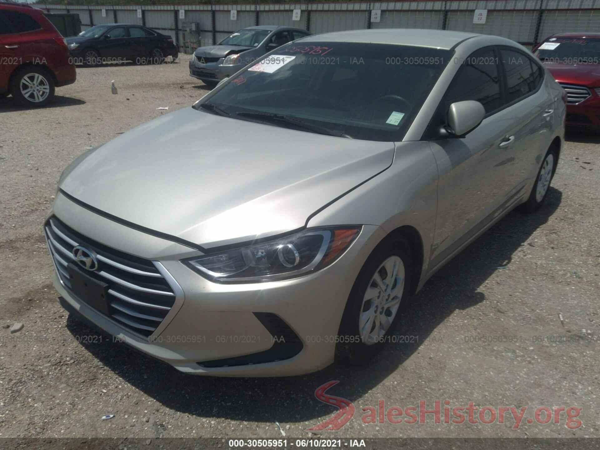 5NPD74LF9HH104151 2017 HYUNDAI ELANTRA