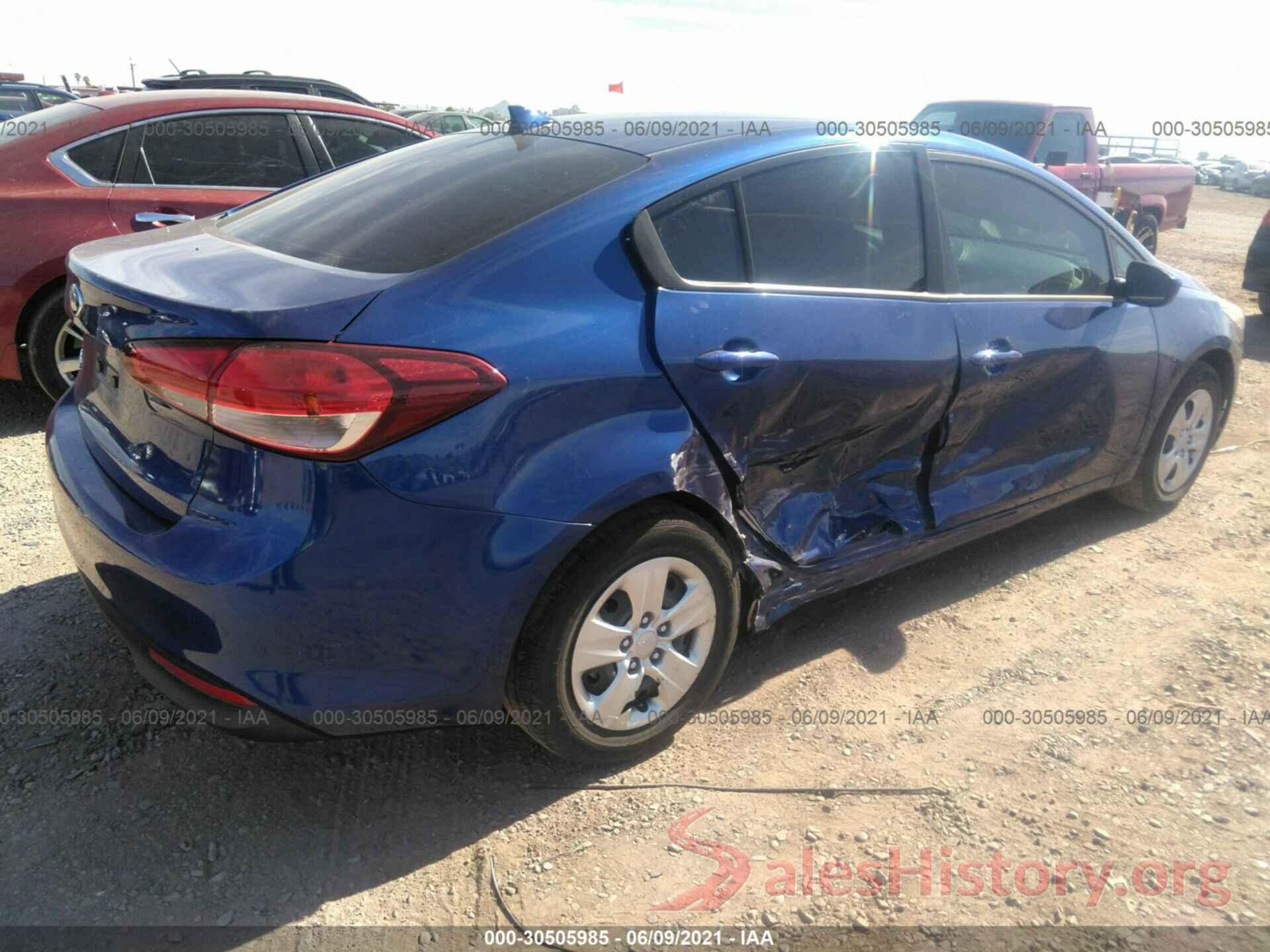 3KPFK4A7XJE236056 2018 KIA FORTE