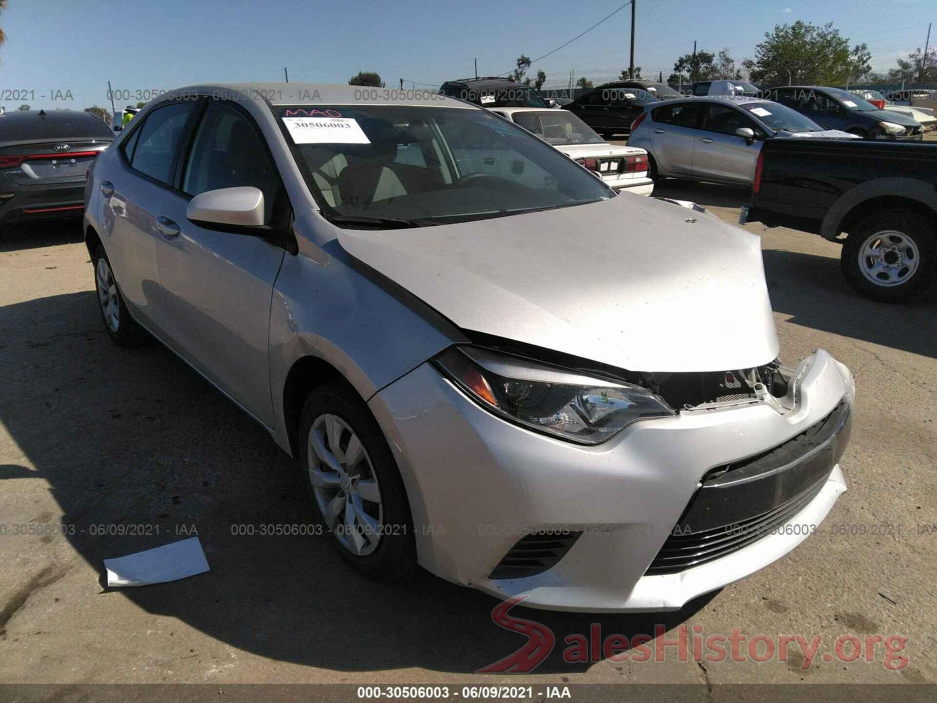 5YFBURHE8GP517791 2016 TOYOTA COROLLA