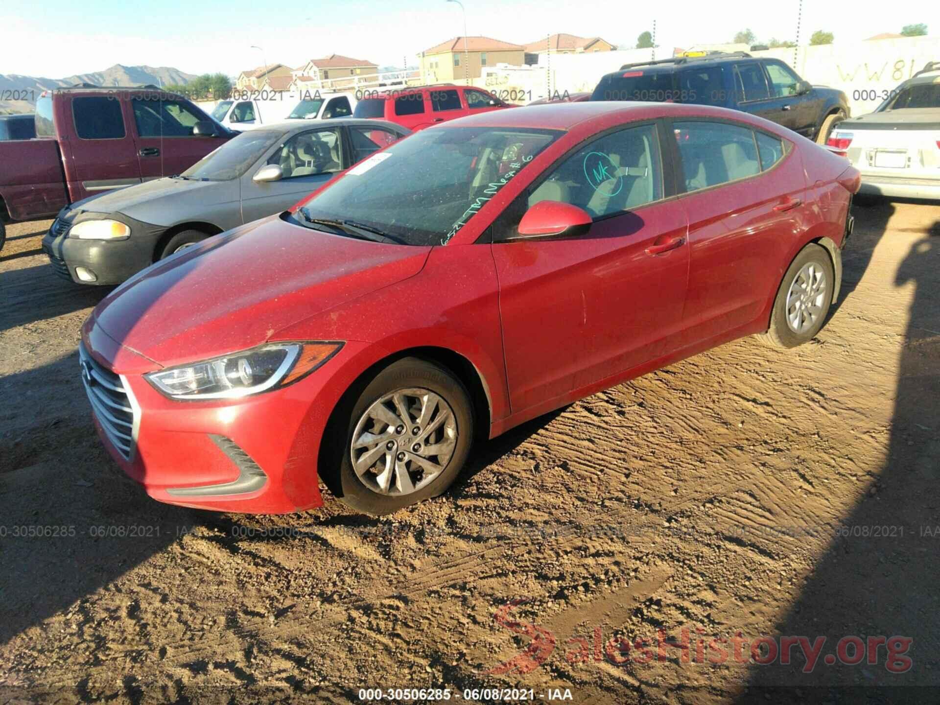 5NPD74LFXHH112811 2017 HYUNDAI ELANTRA