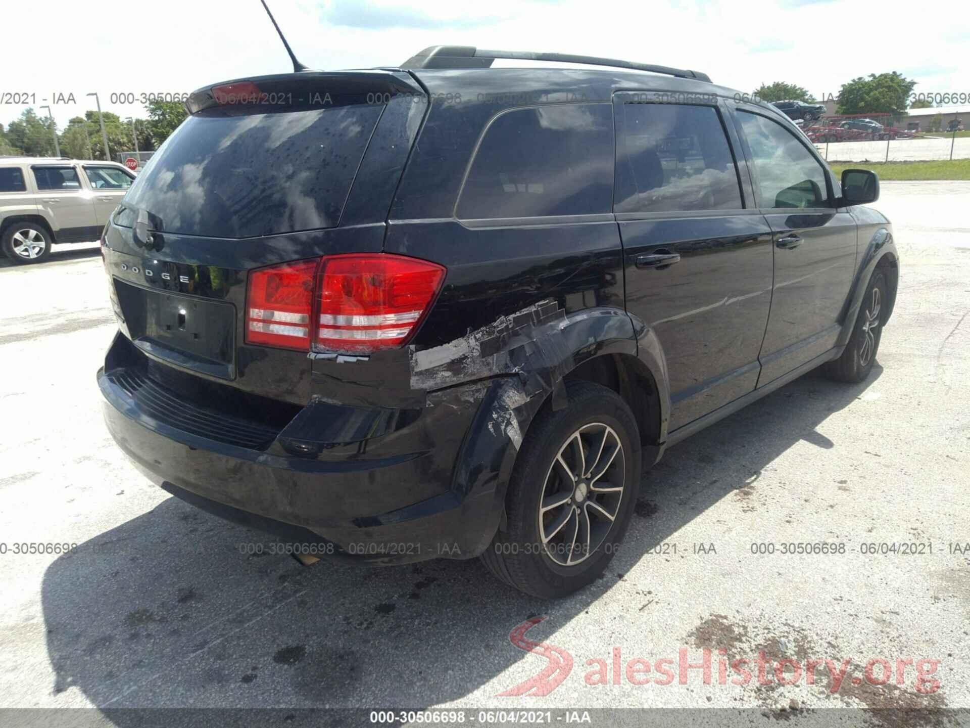 3C4PDCABXHT614086 2017 DODGE JOURNEY