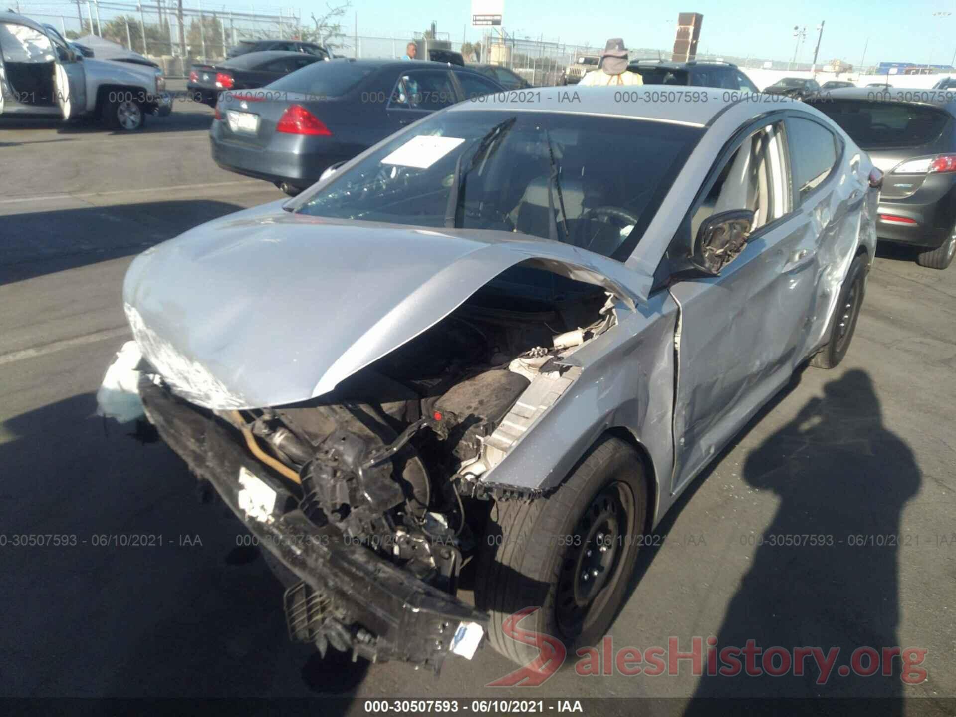 5NPDH4AE0GH697517 2016 HYUNDAI ELANTRA