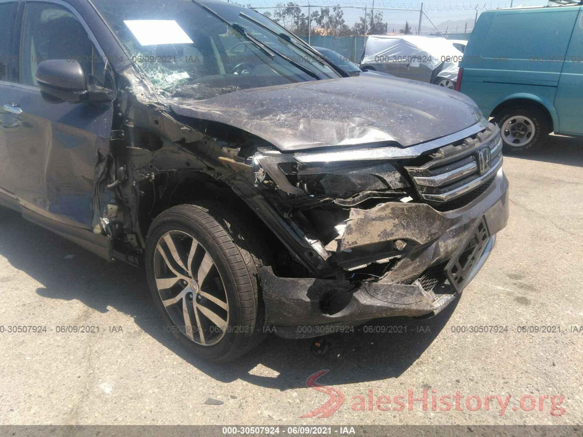 5FNYF6H9XGB006648 2016 HONDA PILOT